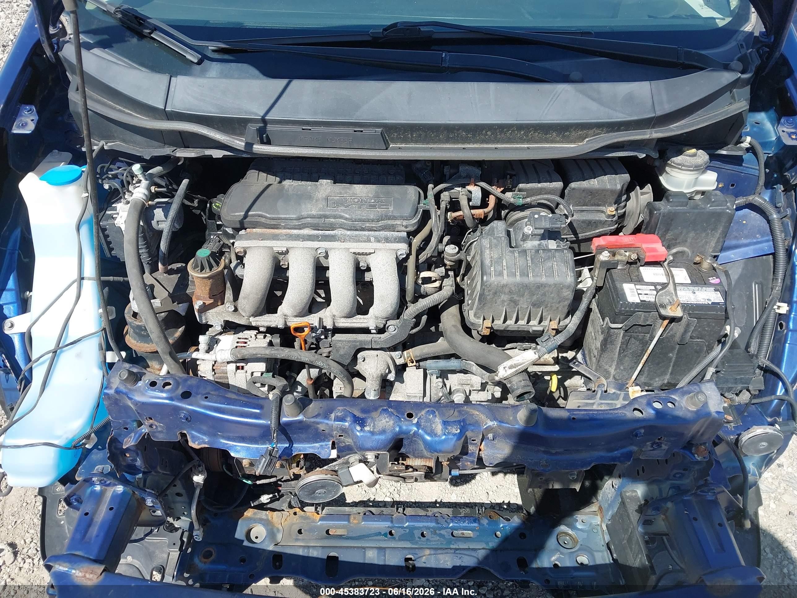 2013 Honda Fit Sport Blue vin: JHMGE8H55DC030533