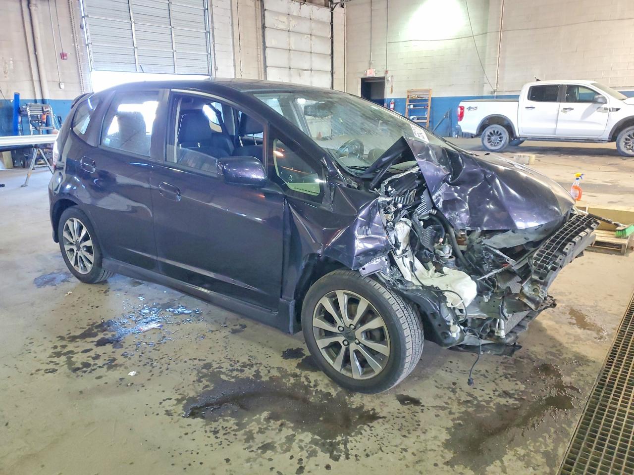 2013 Honda Fit Sport Purple vin: JHMGE8H55DC041399