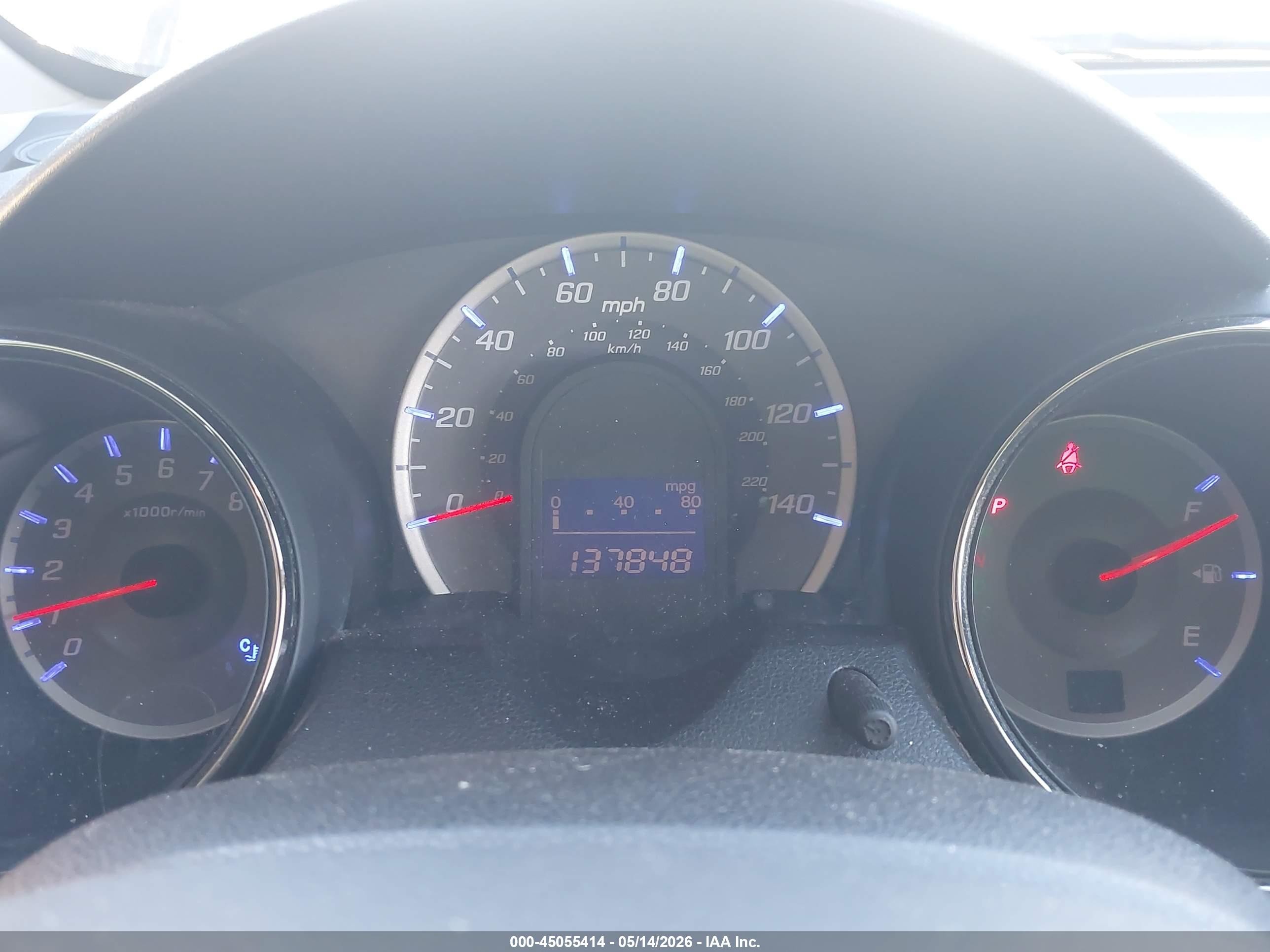 2013 Honda Fit Sport Gray vin: JHMGE8H55DC043184