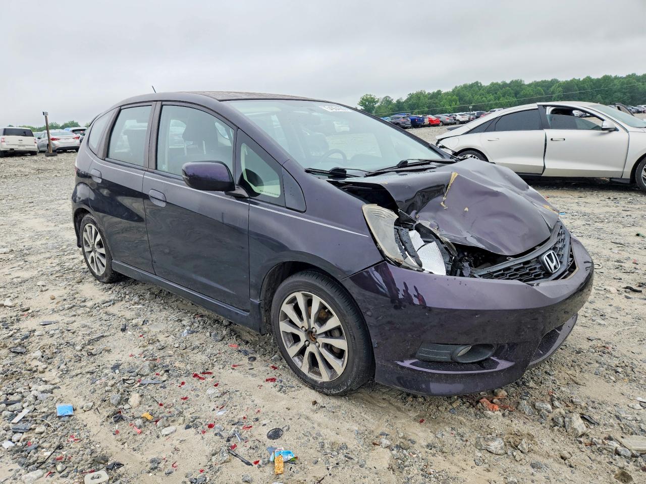 2013 Honda Fit Sport Черный vin: JHMGE8H55DC047896