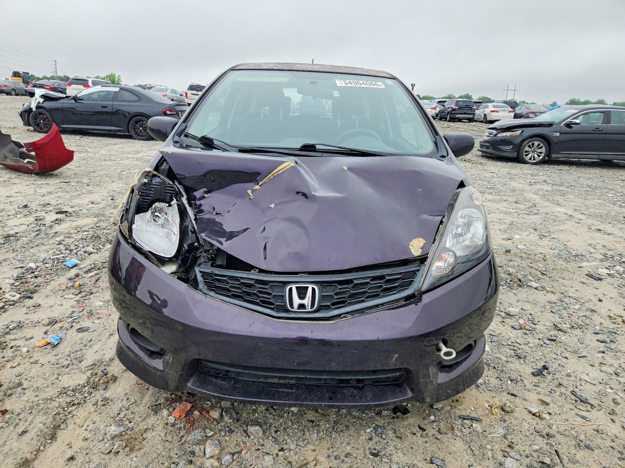 2013 Honda Fit Sport Черный vin: JHMGE8H55DC047896