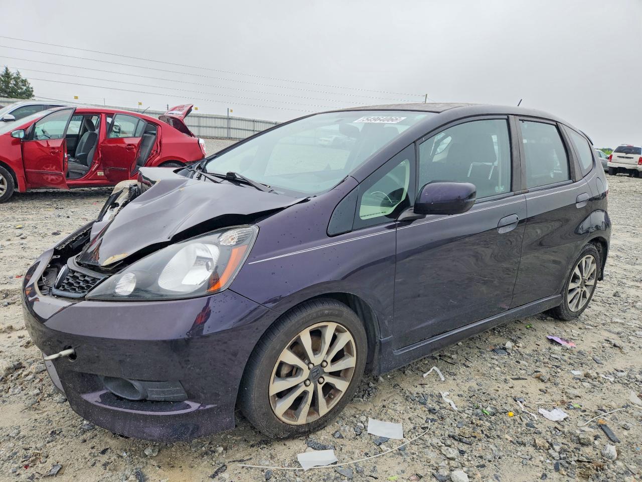 2013 Honda Fit Sport Черный vin: JHMGE8H55DC047896