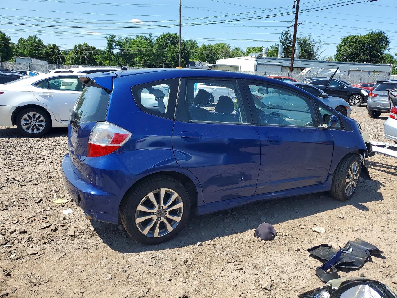 2013 Honda Fit Sport Blue vin: JHMGE8H55DC072653