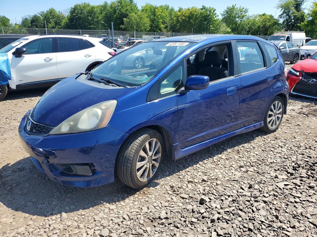 2013 Honda Fit Sport Blue vin: JHMGE8H55DC072653