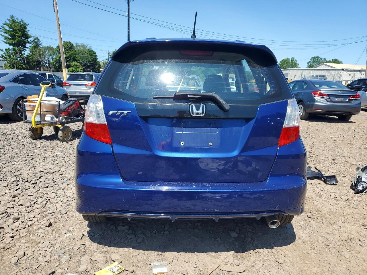 2013 Honda Fit Sport Blue vin: JHMGE8H55DC072653