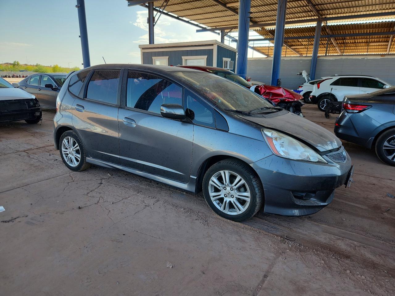 2011 Honda Fit Sport Gray vin: JHMGE8H56BC015939