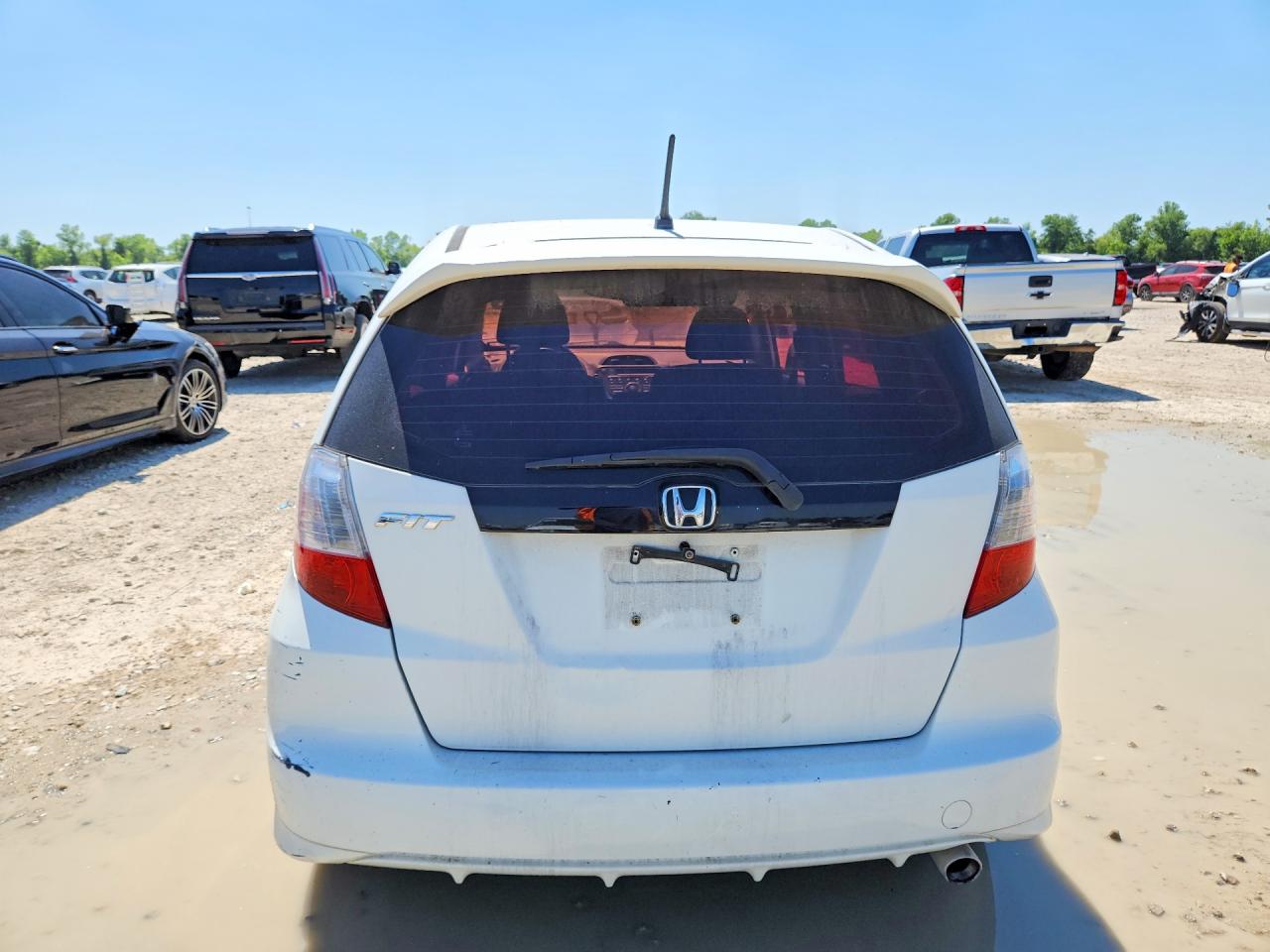 2012 Honda Fit Sport Белый vin: JHMGE8H56CC001914