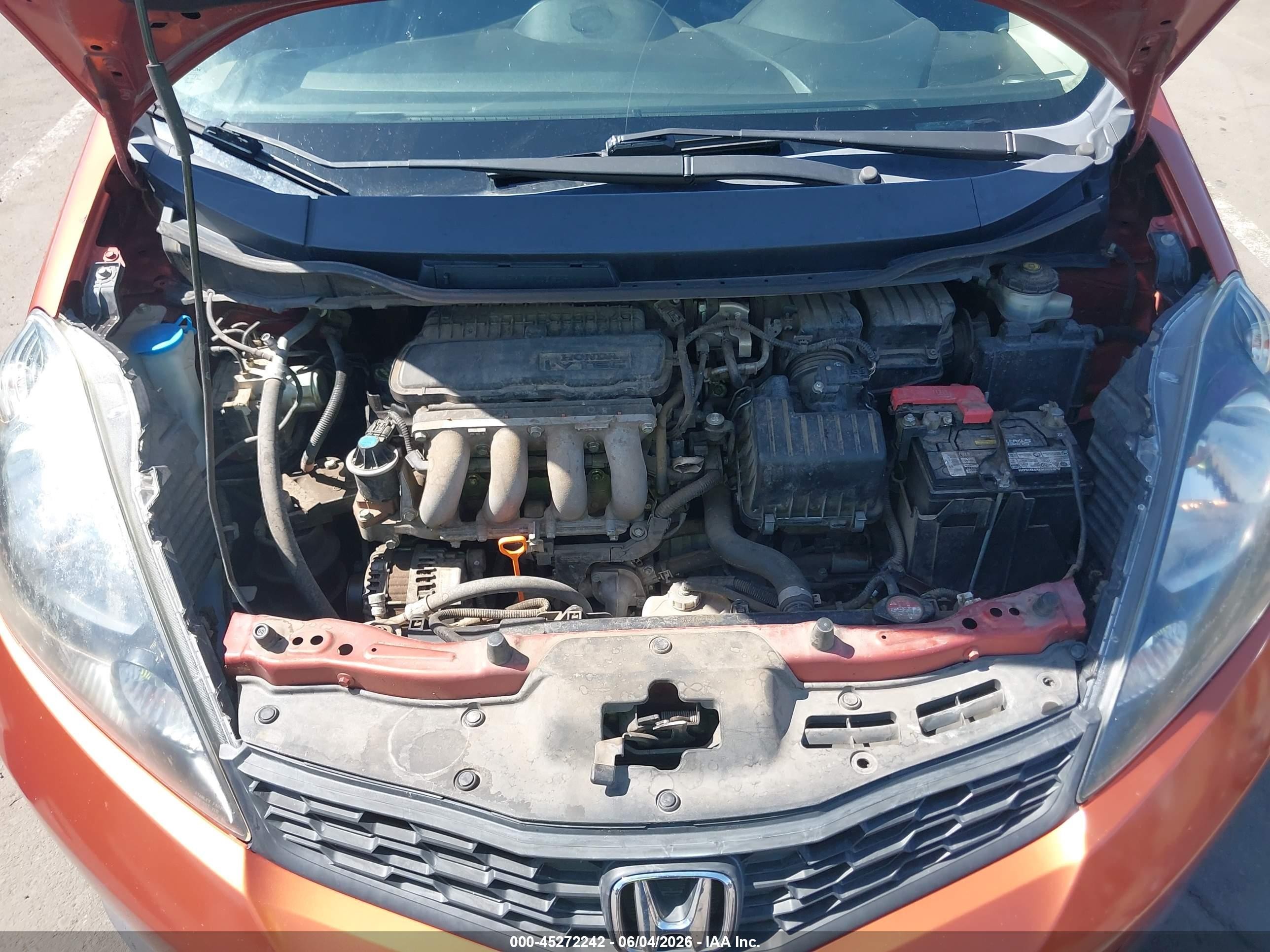2012 Honda Fit Sport Orange vin: JHMGE8H56CC012587