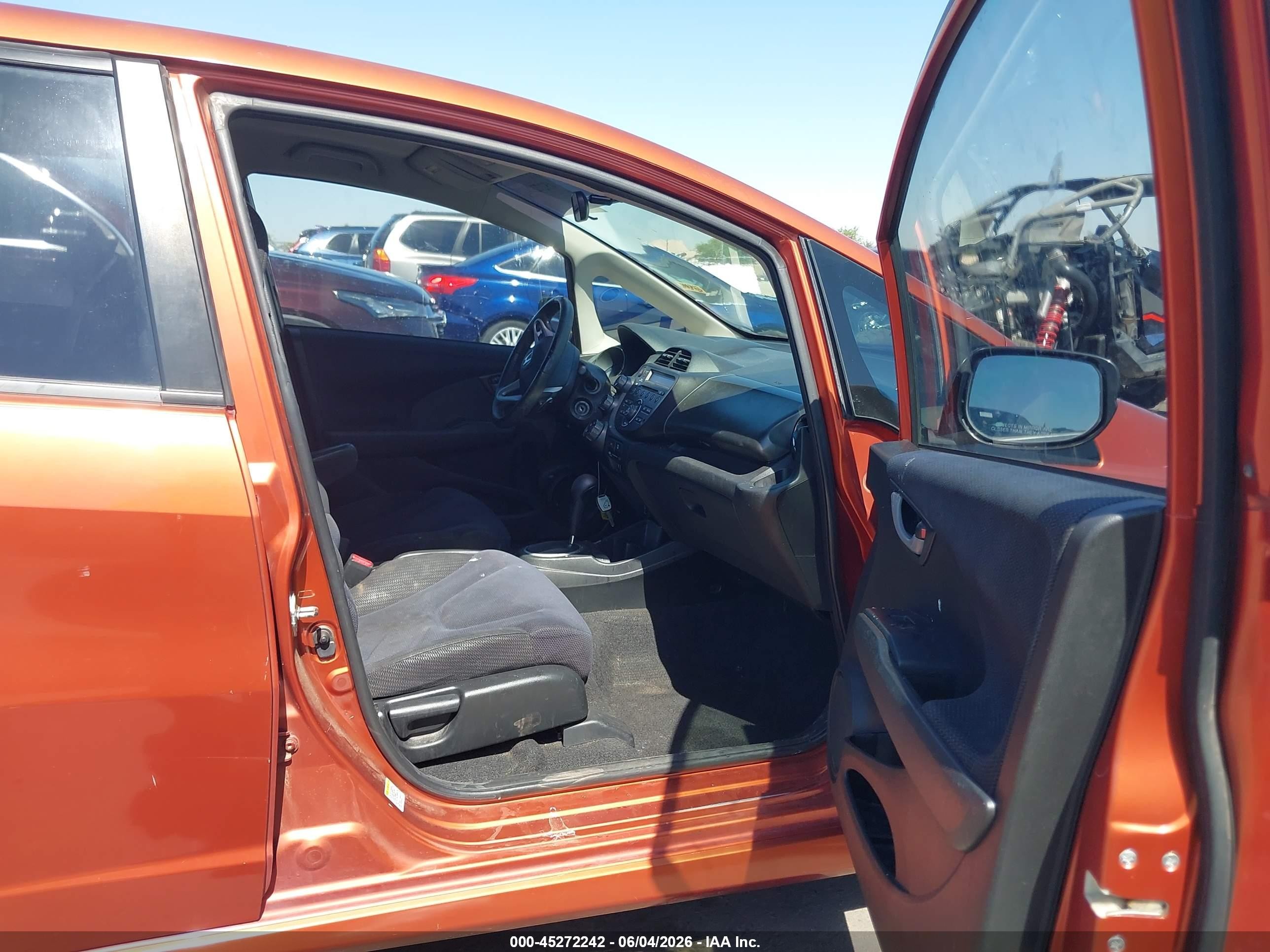 2012 Honda Fit Sport Orange vin: JHMGE8H56CC012587