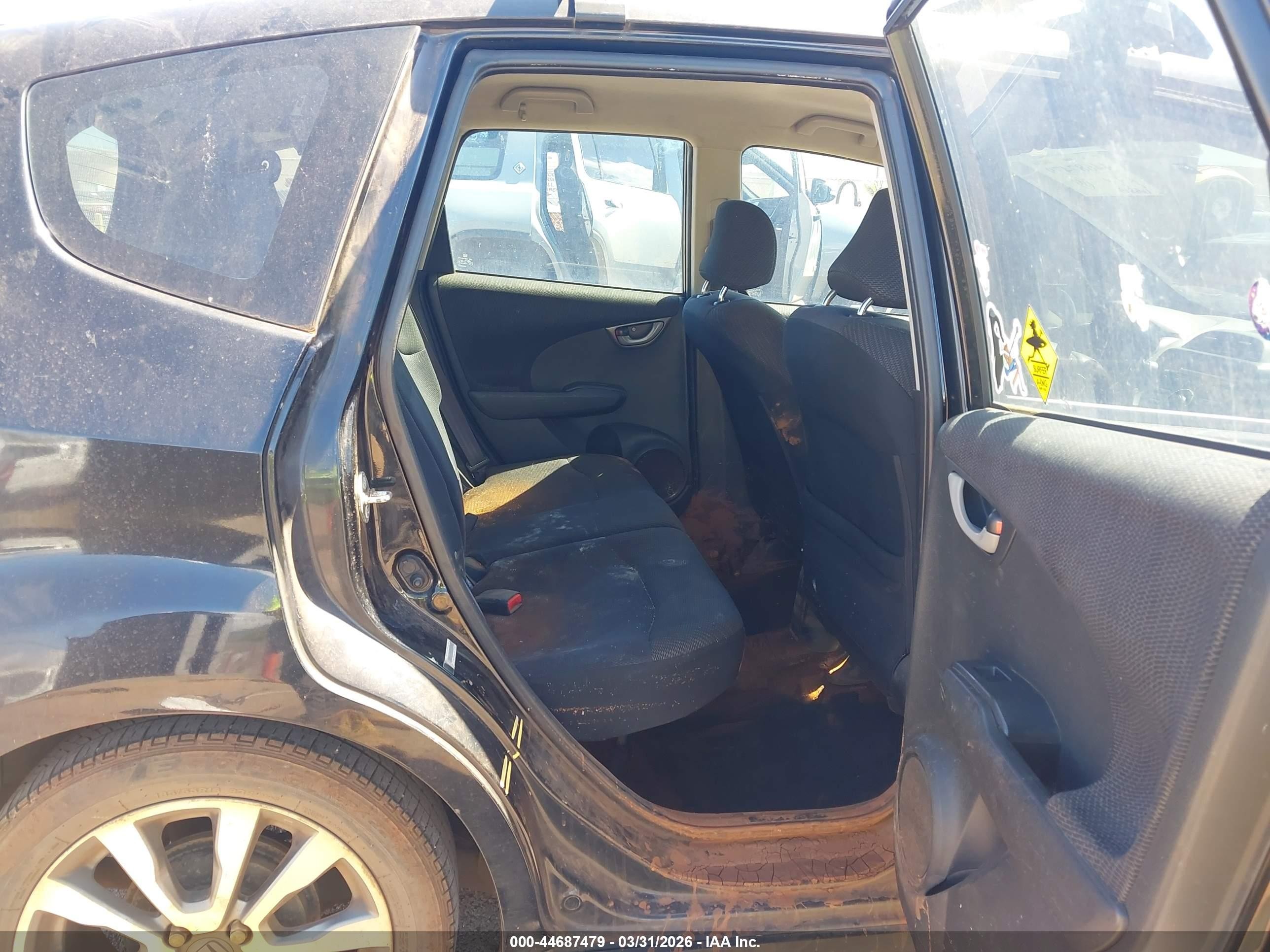 2012 Honda Fit Sport Black vin: JHMGE8H56CC013089
