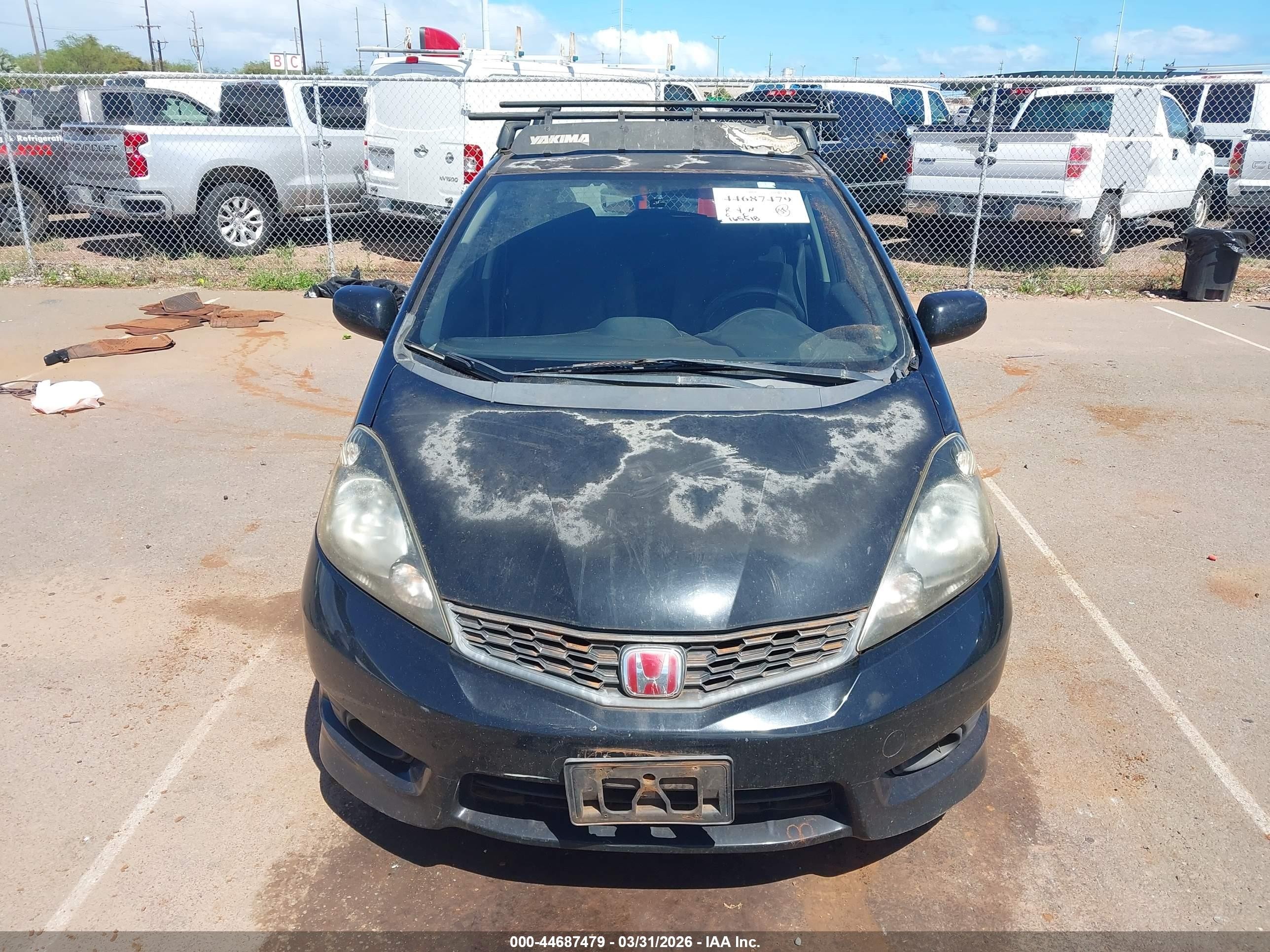 2012 Honda Fit Sport Black vin: JHMGE8H56CC013089