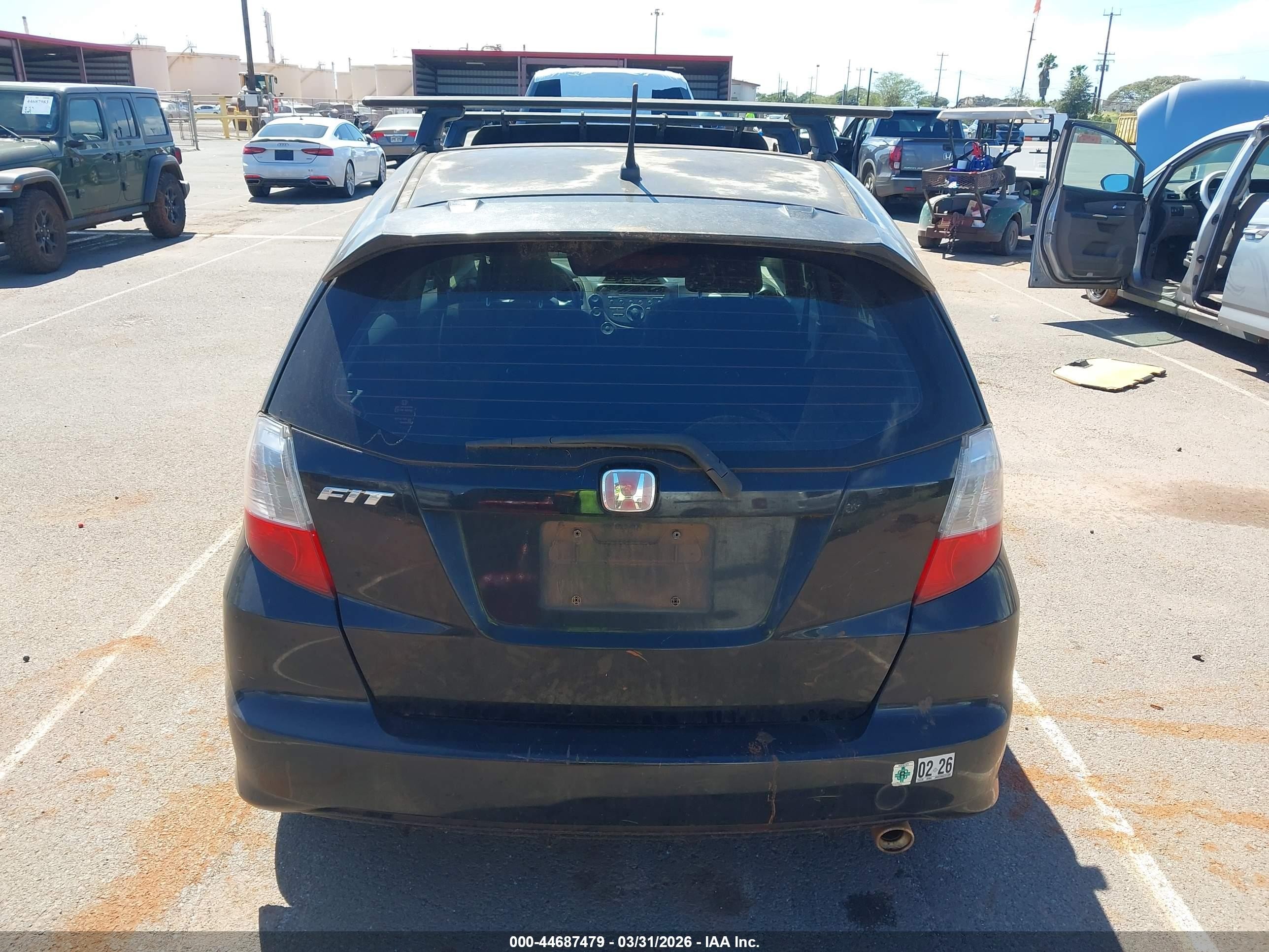 2012 Honda Fit Sport Black vin: JHMGE8H56CC013089