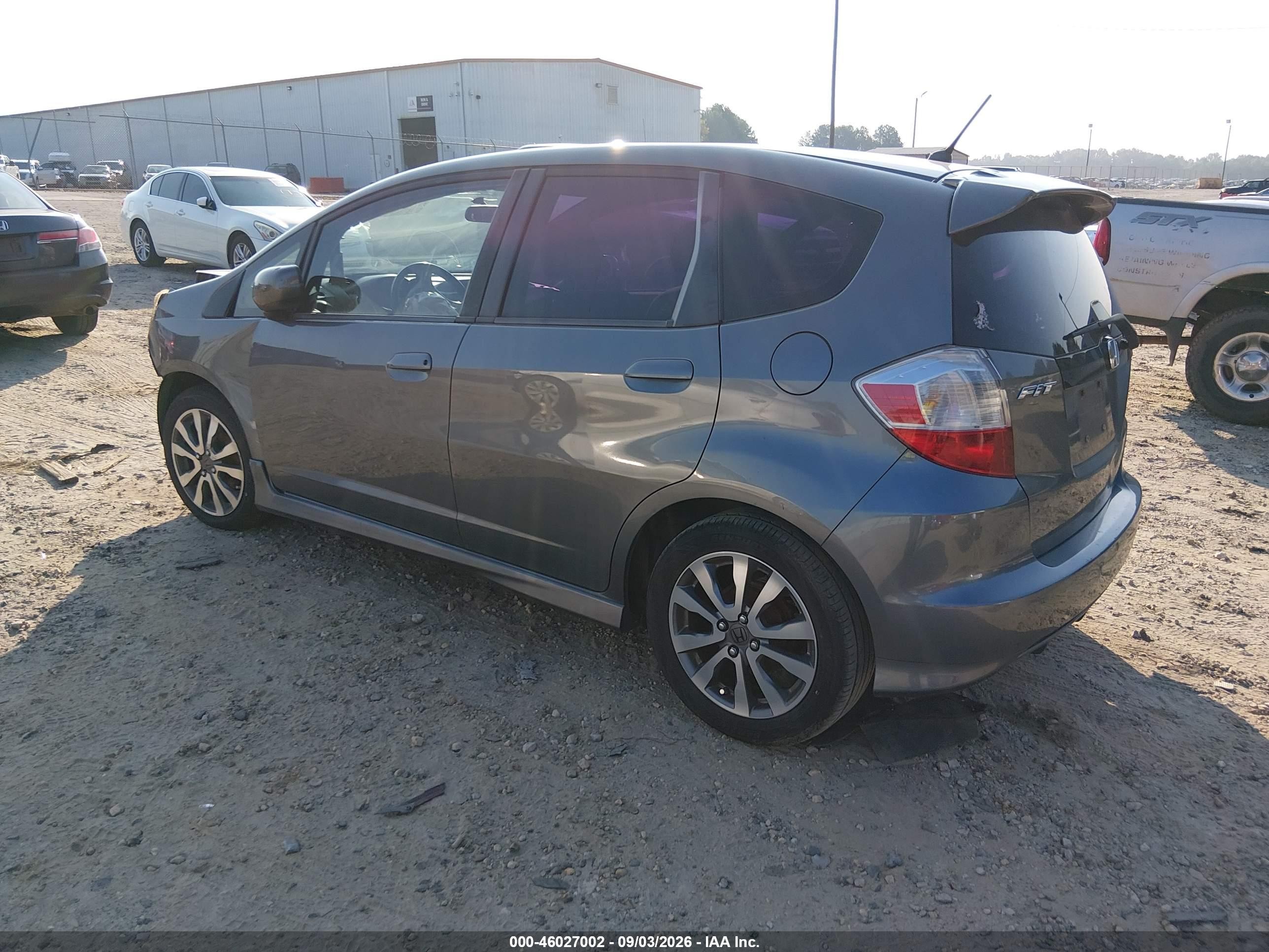 2012 Honda Fit Sport Gray vin: JHMGE8H56CC014825