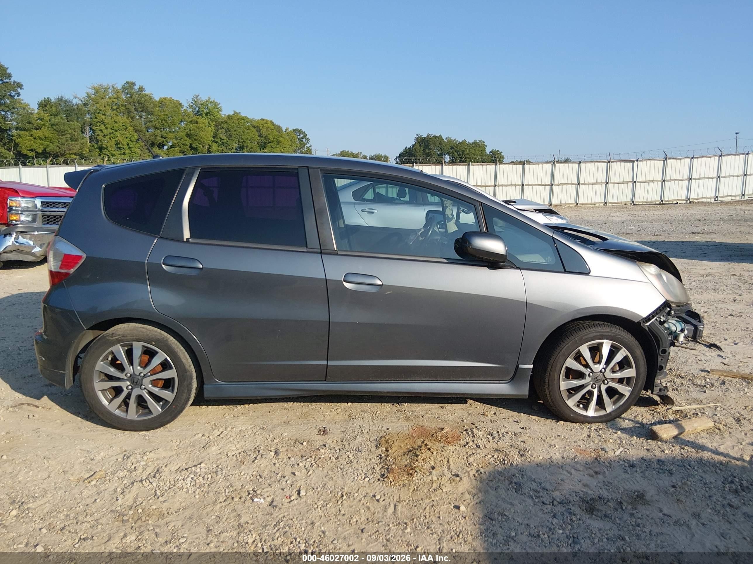 2012 Honda Fit Sport Gray vin: JHMGE8H56CC014825