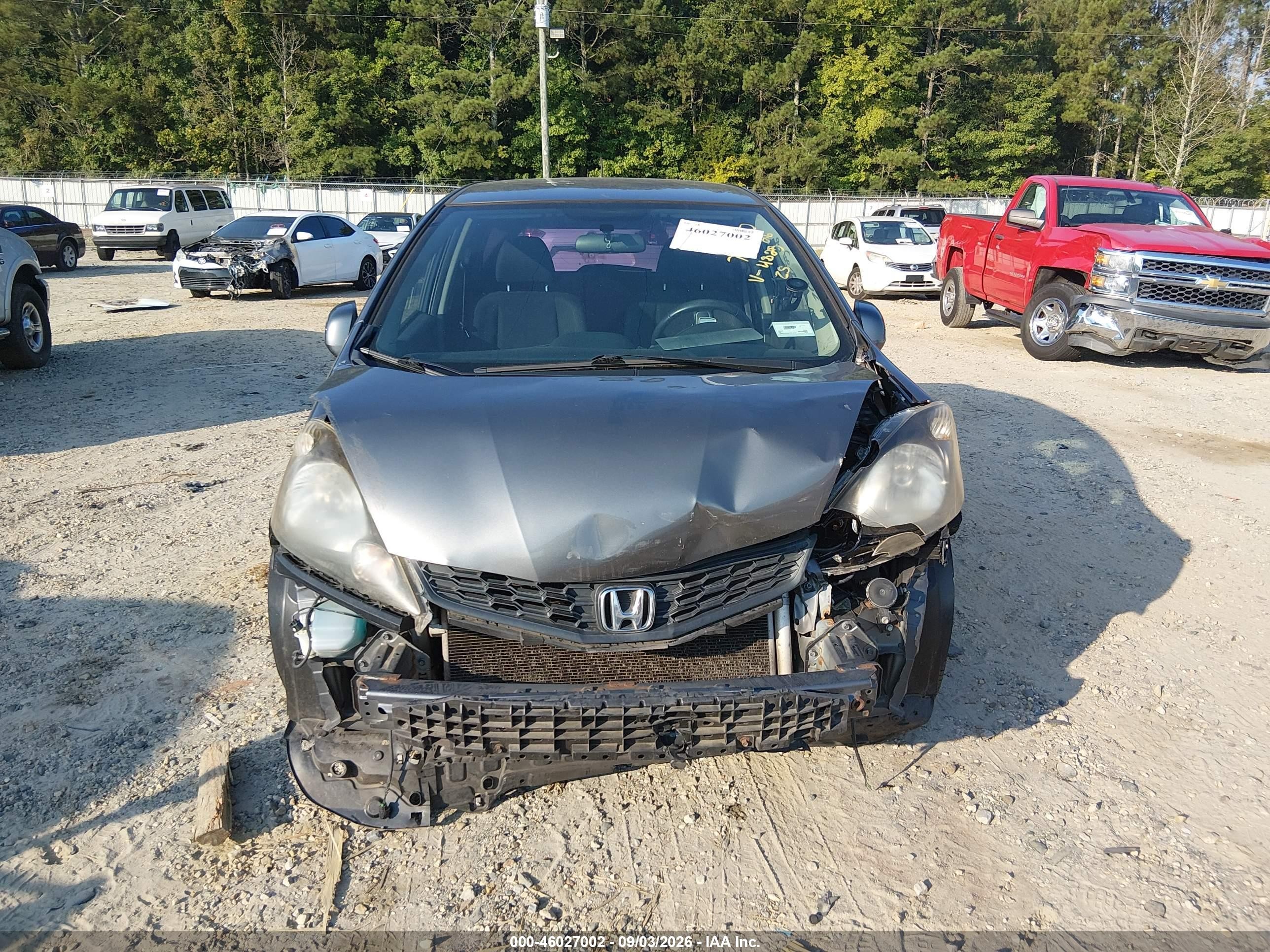 2012 Honda Fit Sport Gray vin: JHMGE8H56CC014825