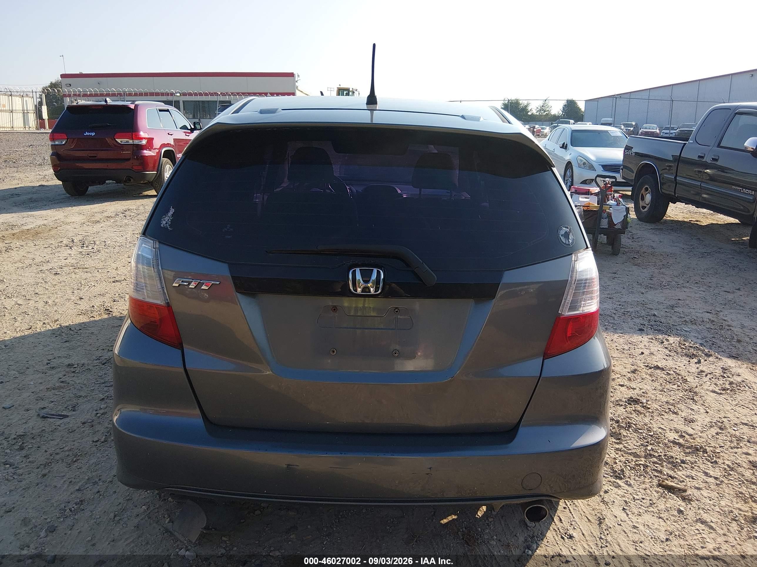 2012 Honda Fit Sport Gray vin: JHMGE8H56CC014825