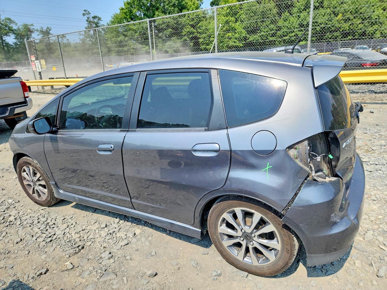 2012 Honda Fit Sport Gray vin: JHMGE8H56CC015053