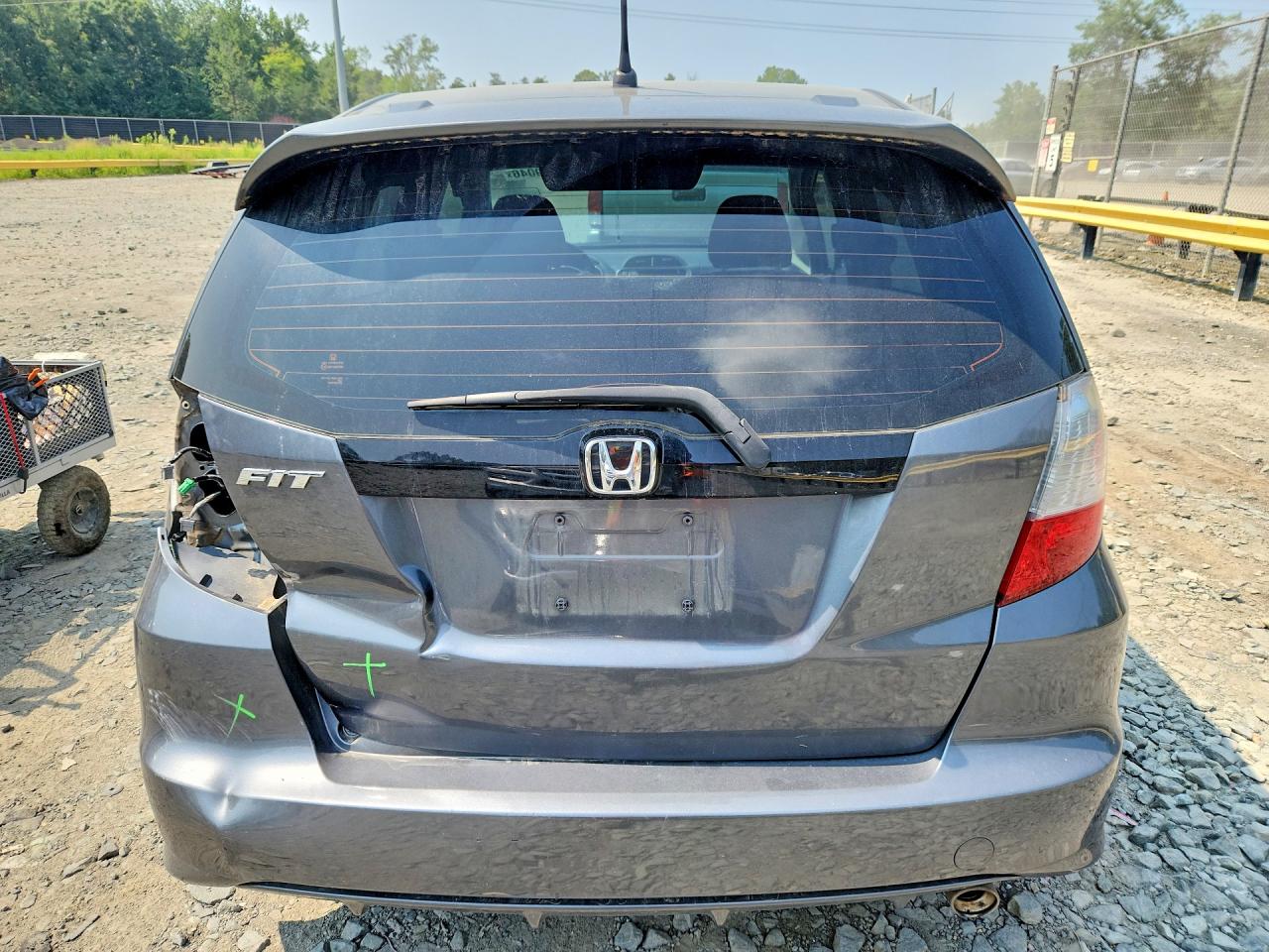 2012 Honda Fit Sport Gray vin: JHMGE8H56CC015053
