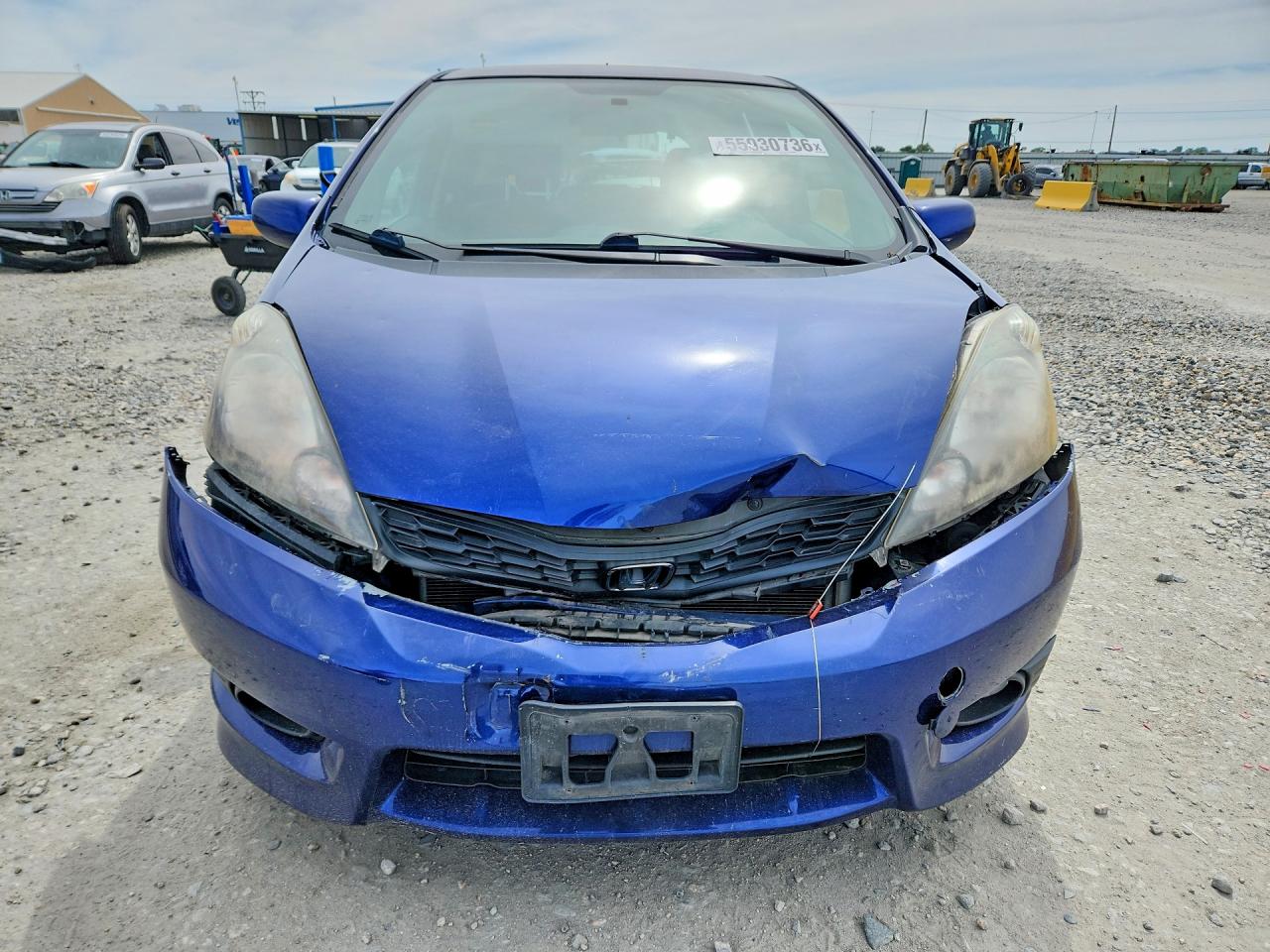 2012 Honda Fit Sport Blue vin: JHMGE8H56CC017708