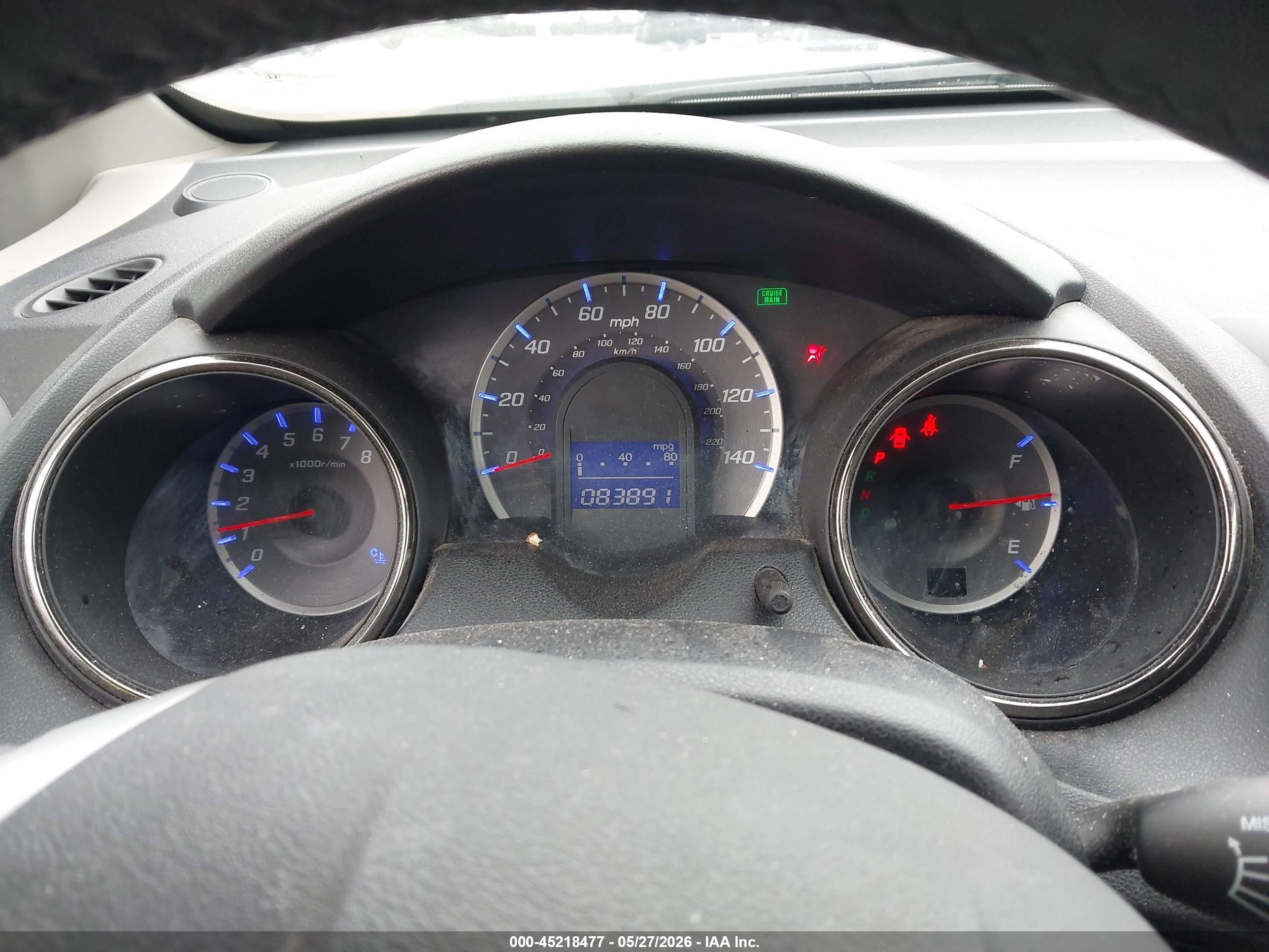 2012 Honda Fit Sport Dark Blue vin: JHMGE8H56CC027221