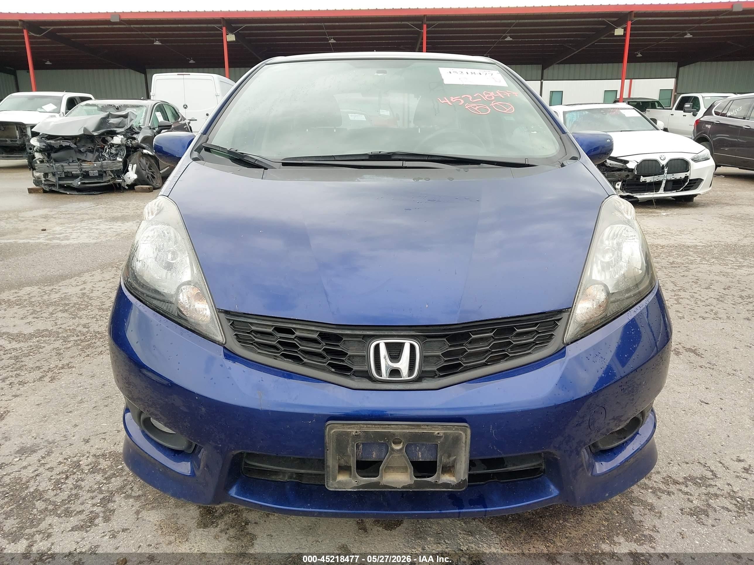2012 Honda Fit Sport Dark Blue vin: JHMGE8H56CC027221