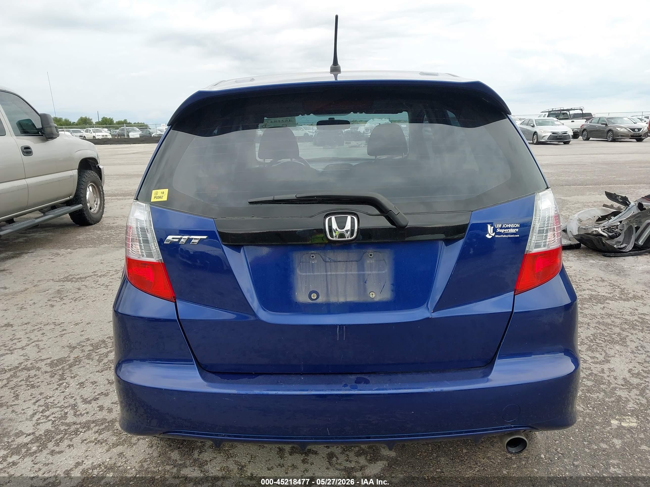 2012 Honda Fit Sport Dark Blue vin: JHMGE8H56CC027221
