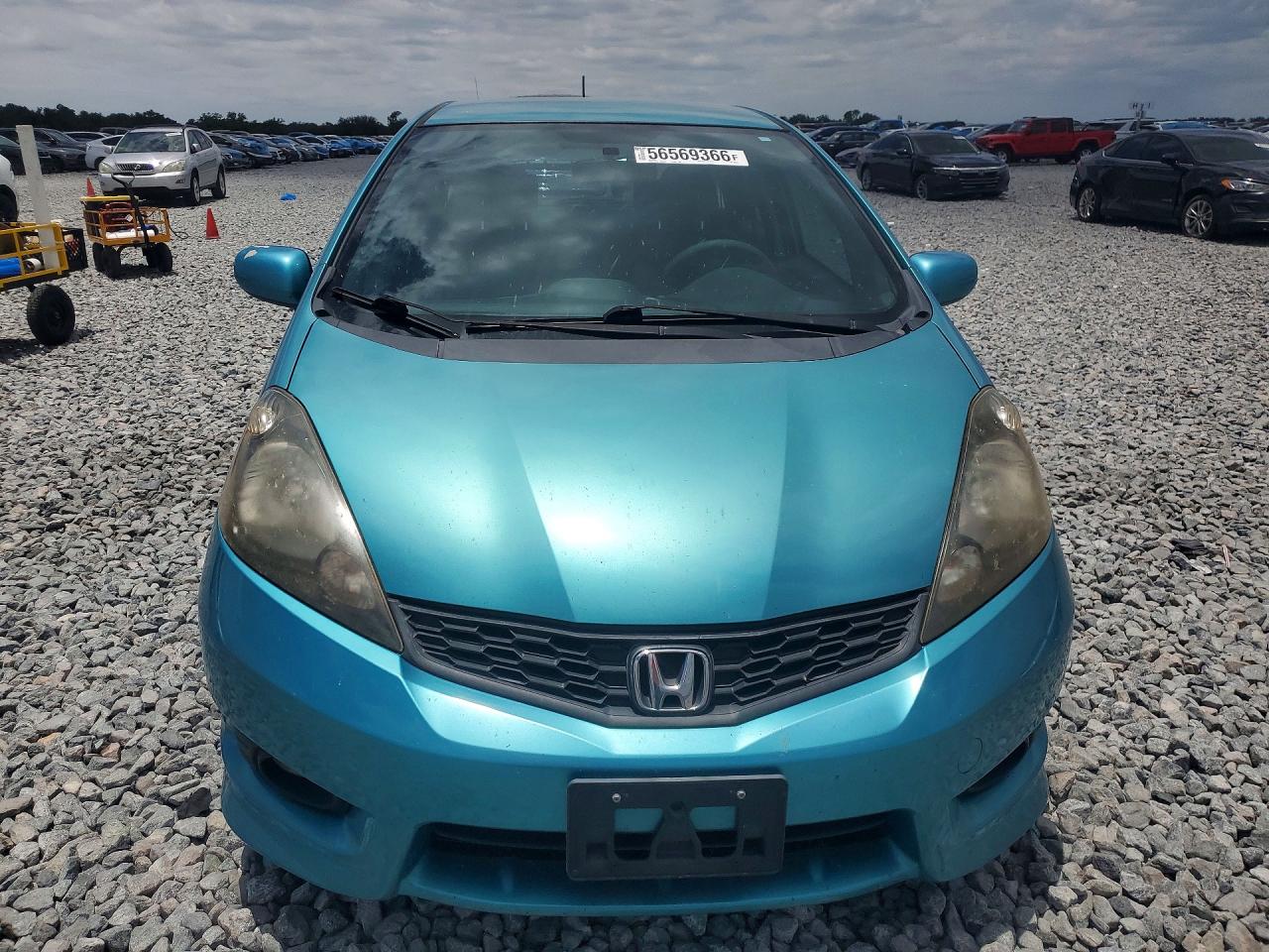 2013 Honda Fit Sport Turquoise vin: JHMGE8H56DC006998