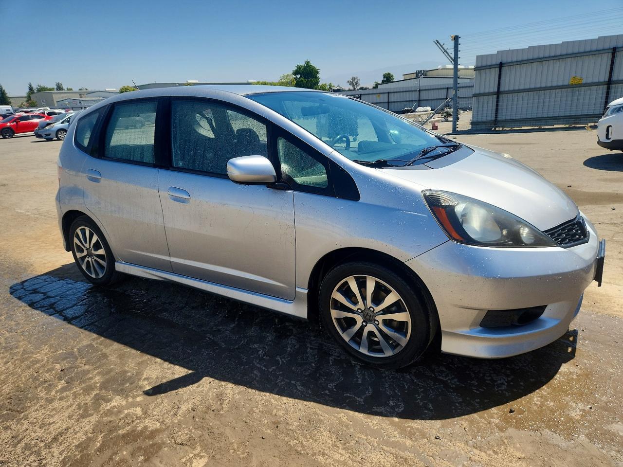 2013 Honda Fit Sport Silver vin: JHMGE8H56DC013109
