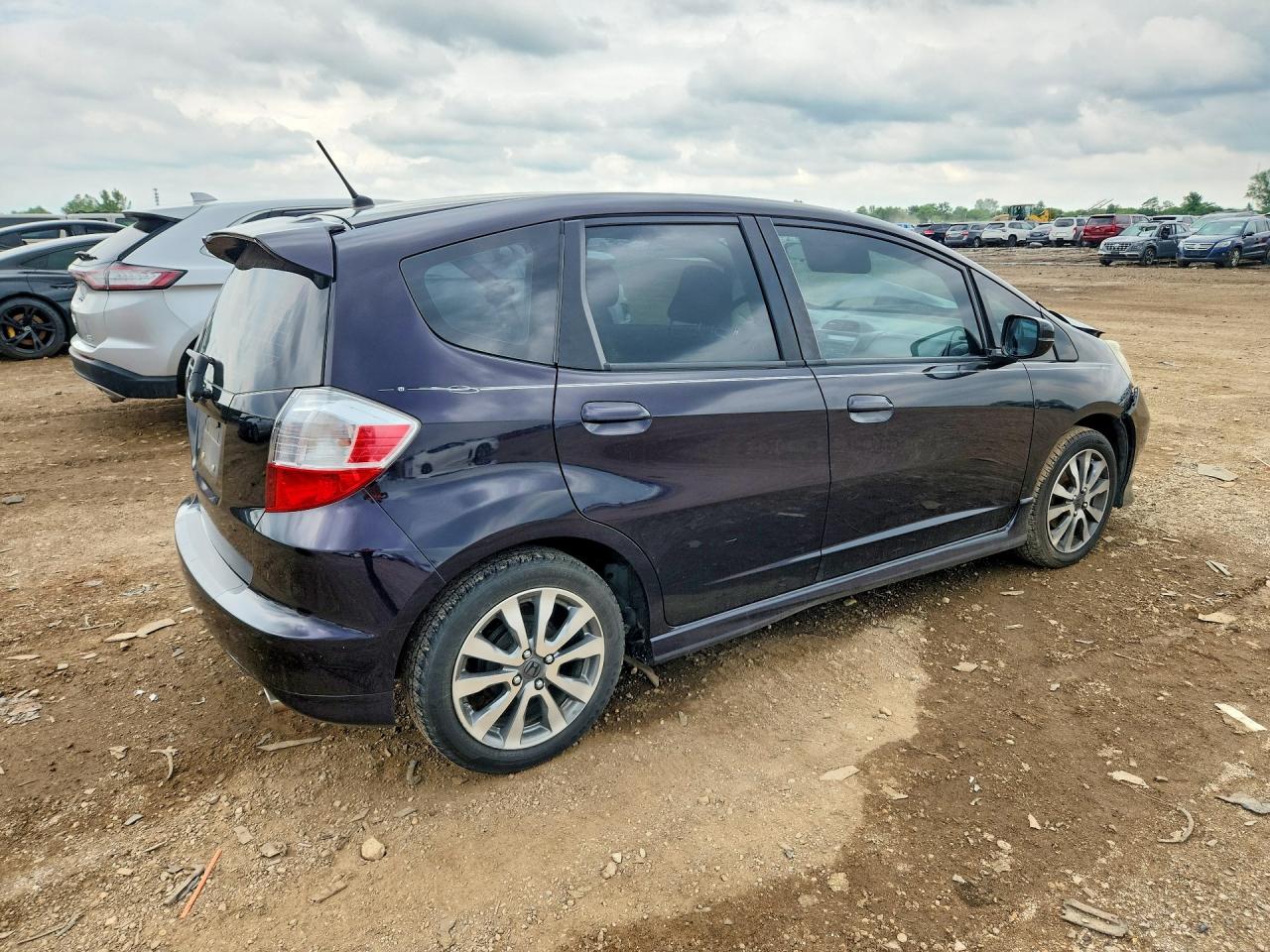 2013 Honda Fit Sport Черный vin: JHMGE8H56DC036745