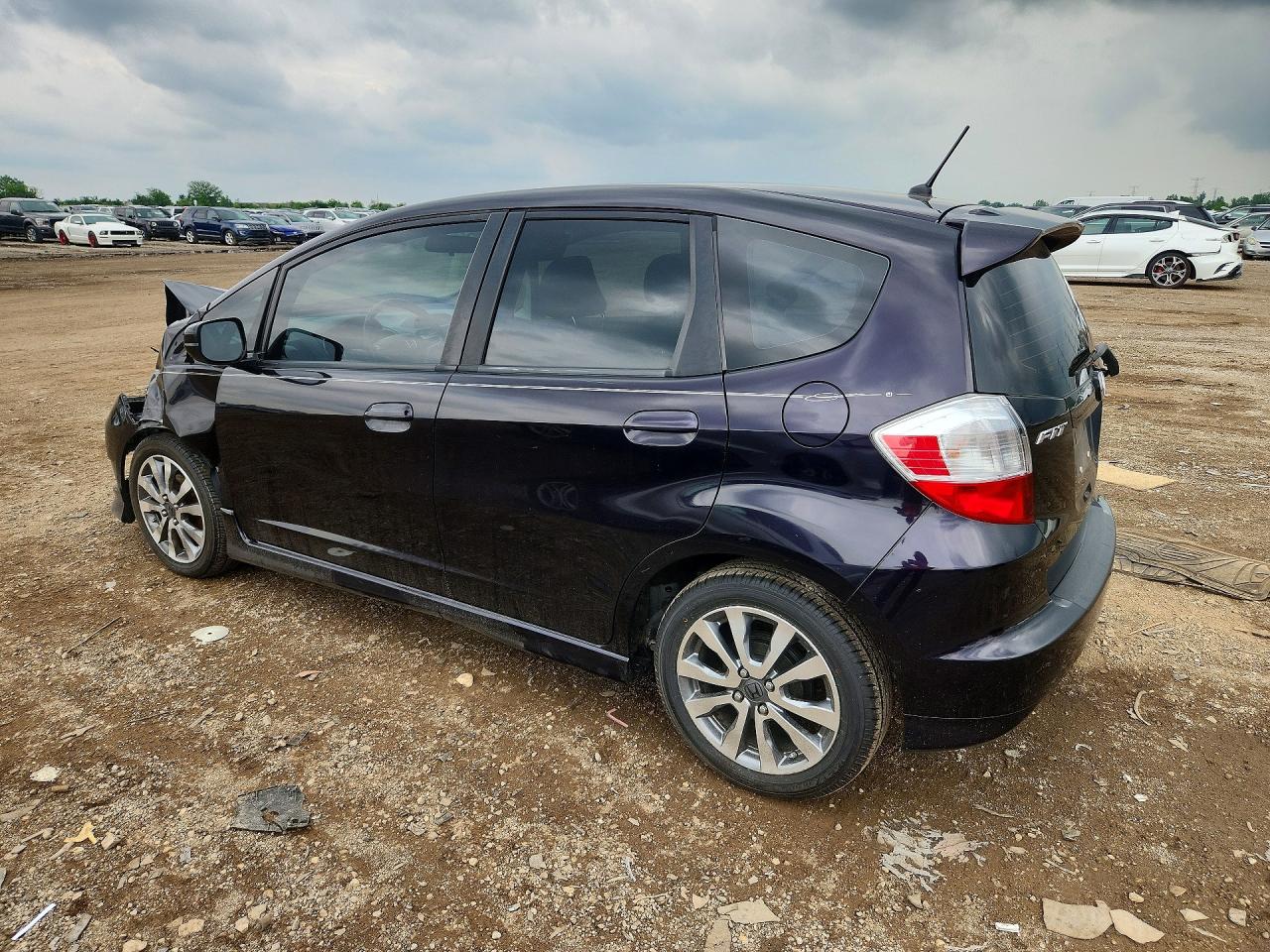 2013 Honda Fit Sport Черный vin: JHMGE8H56DC036745