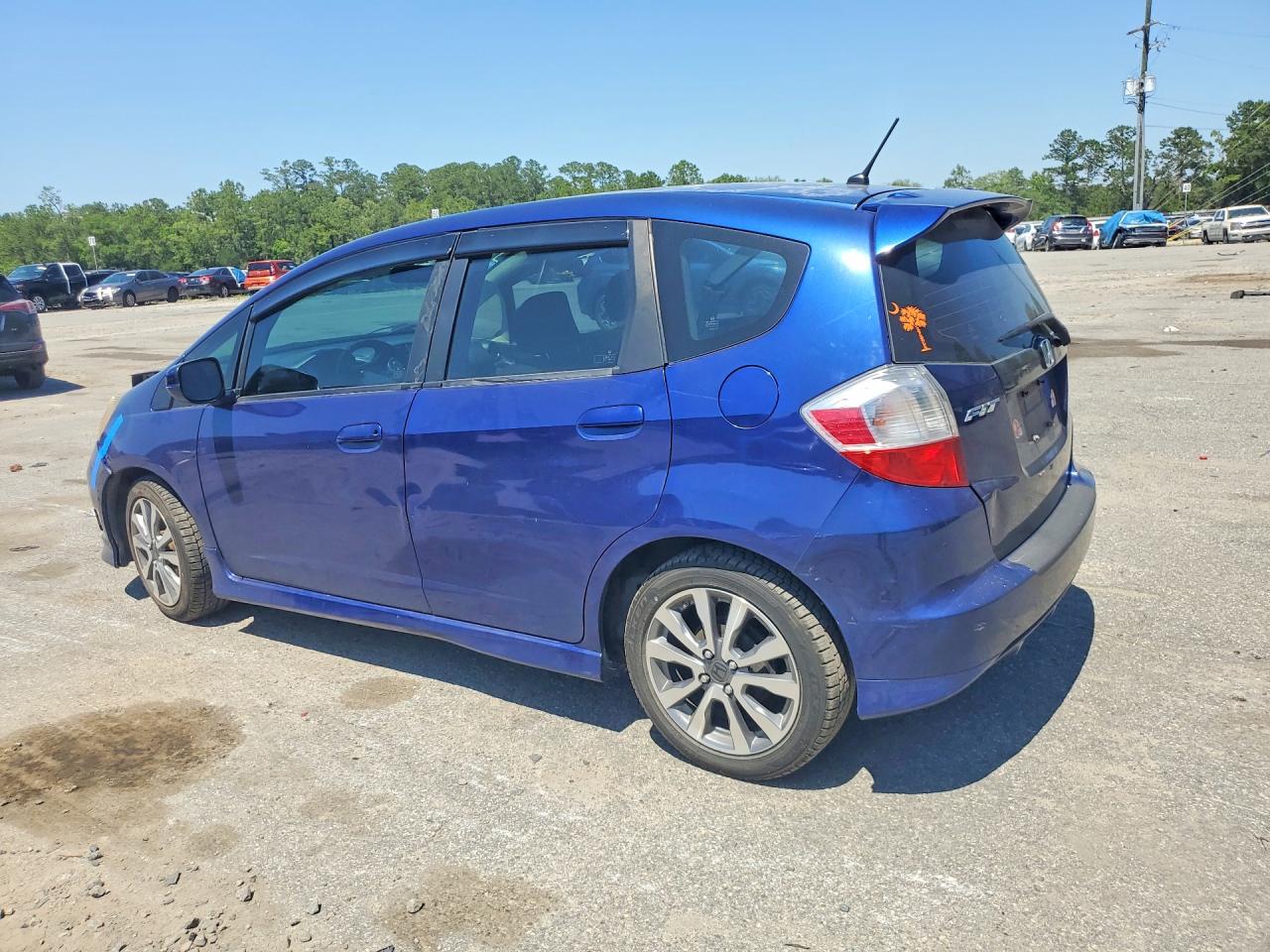 2013 Honda Fit Sport Blue vin: JHMGE8H56DC048829