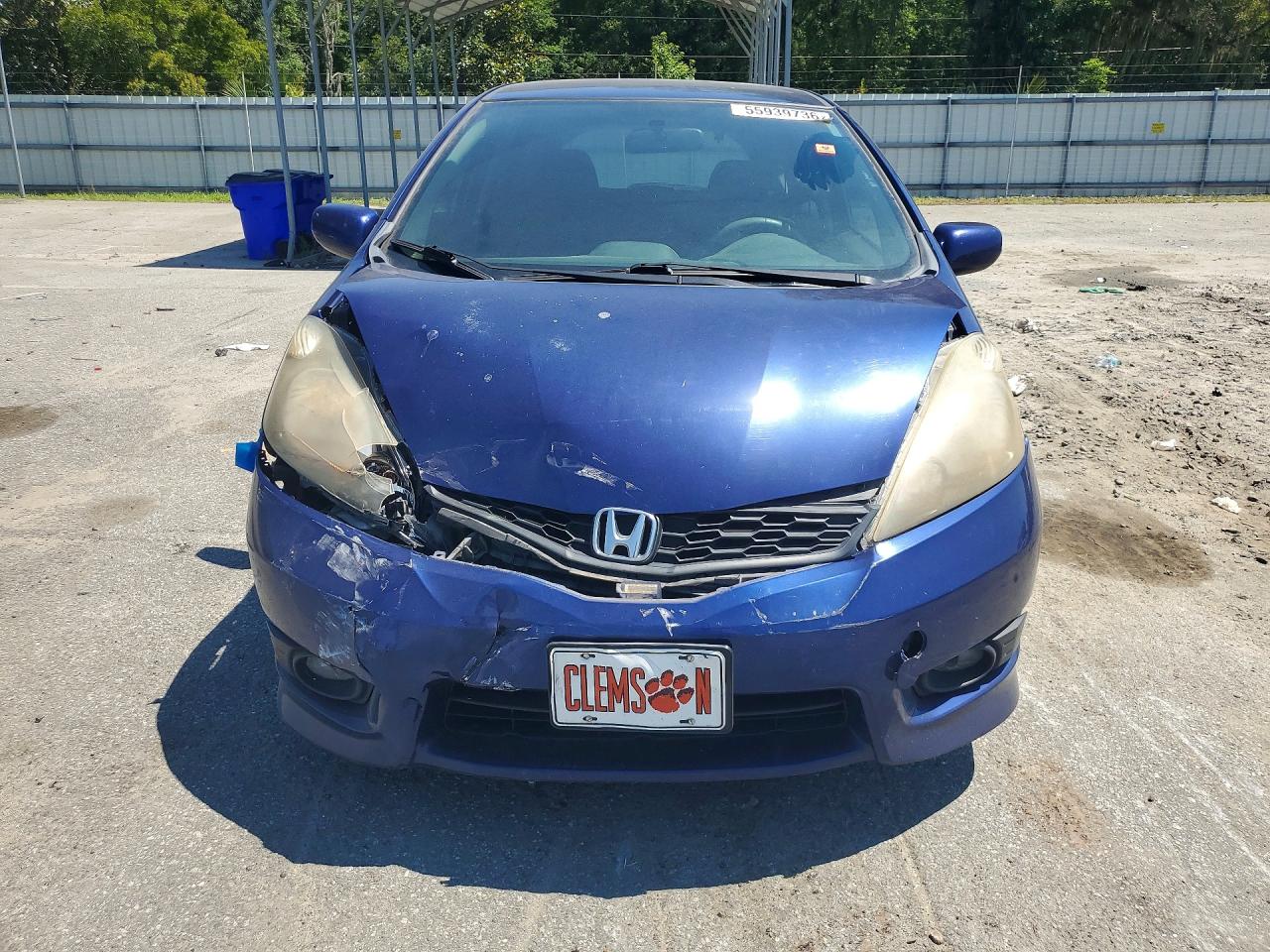 2013 Honda Fit Sport Blue vin: JHMGE8H56DC048829