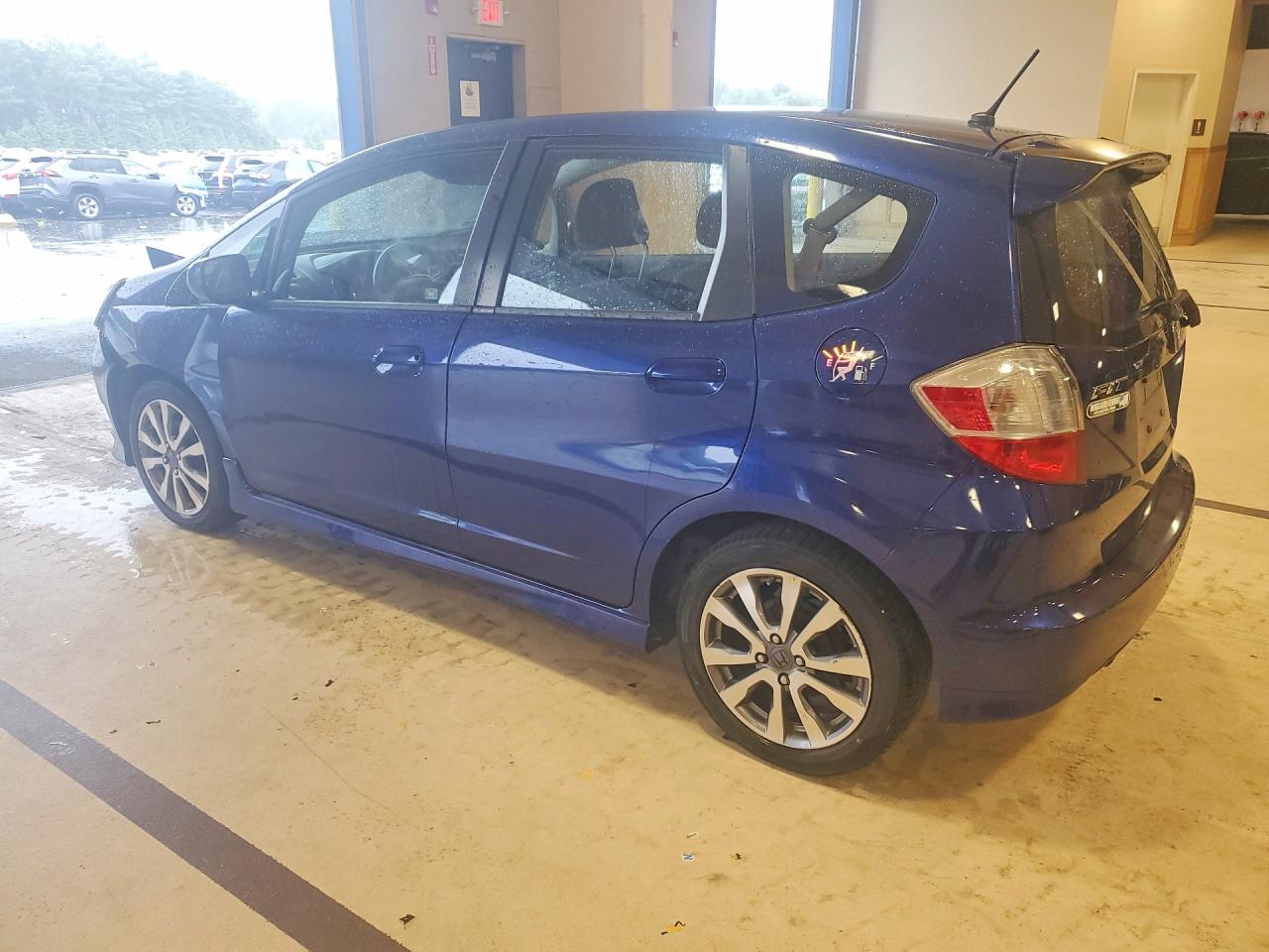 2013 Honda Fit Sport Синий vin: JHMGE8H56DC048832