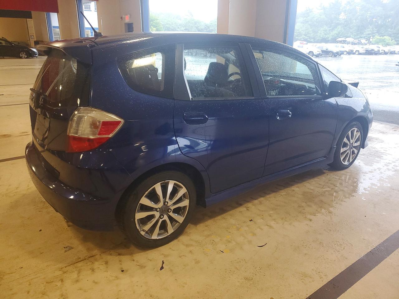 2013 Honda Fit Sport Синий vin: JHMGE8H56DC048832