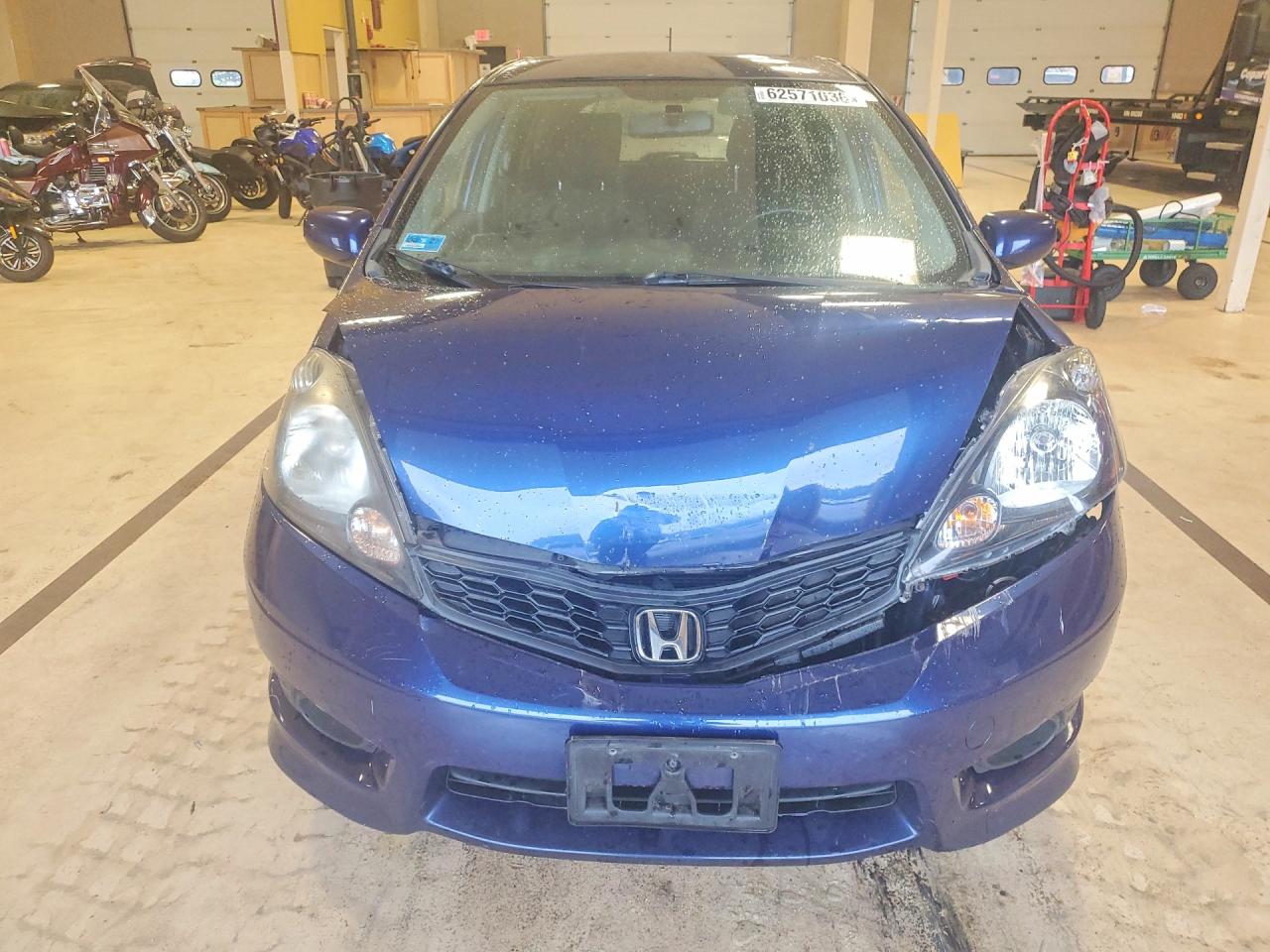 2013 Honda Fit Sport Синий vin: JHMGE8H56DC048832