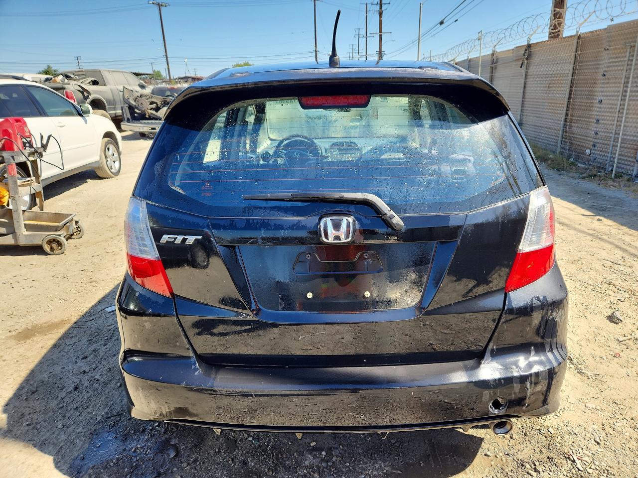 2013 Honda Fit Sport Black vin: JHMGE8H56DC049284