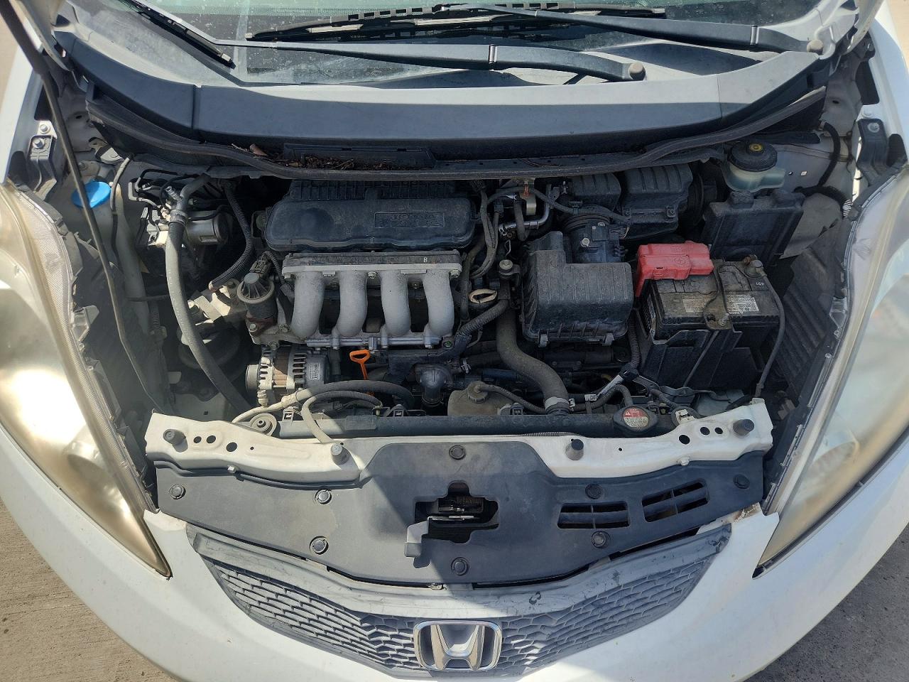 2011 Honda Fit Sport White vin: JHMGE8H57BC001838