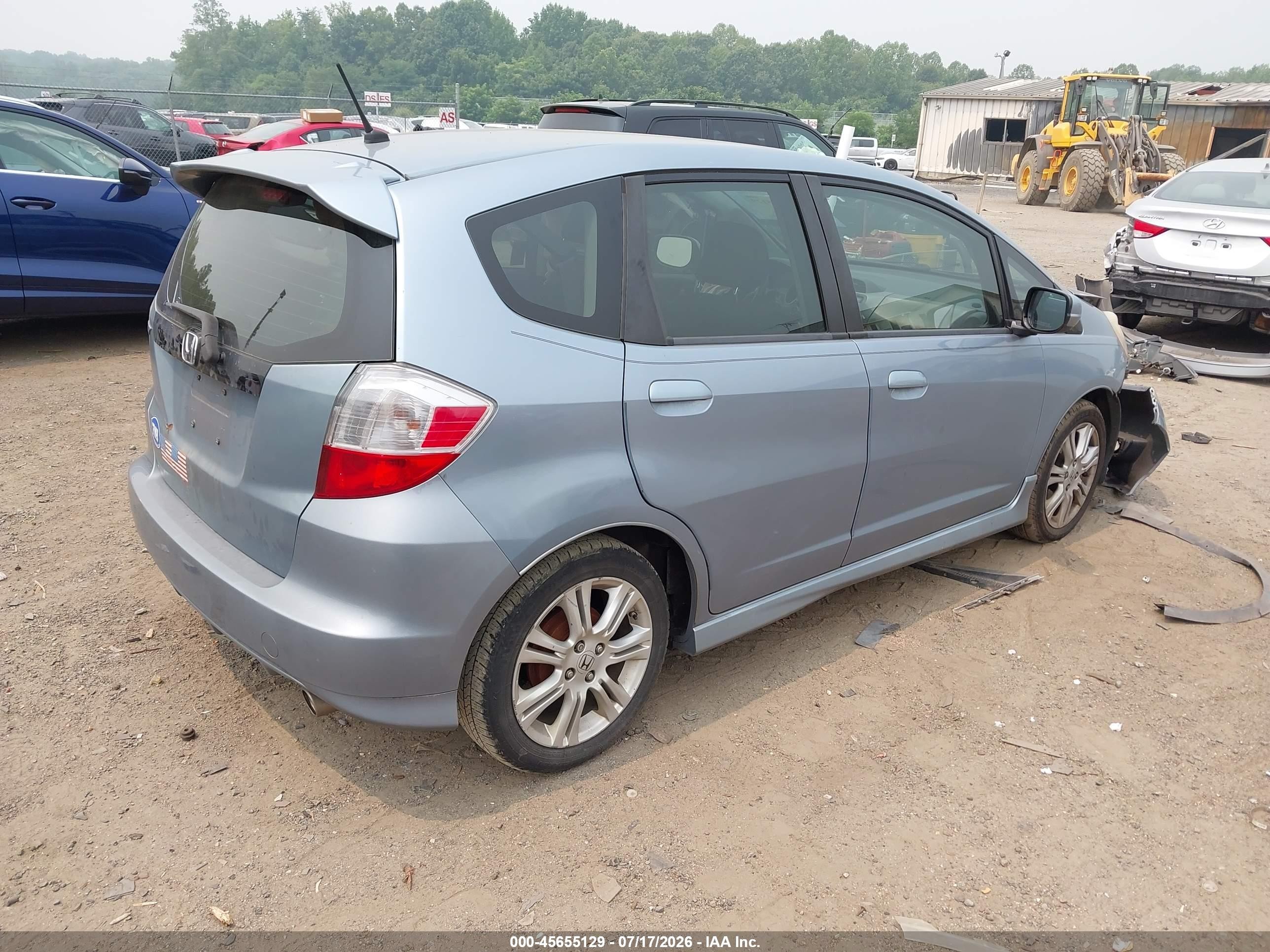 2011 Honda Fit Sport Light Blue vin: JHMGE8H57BC003430