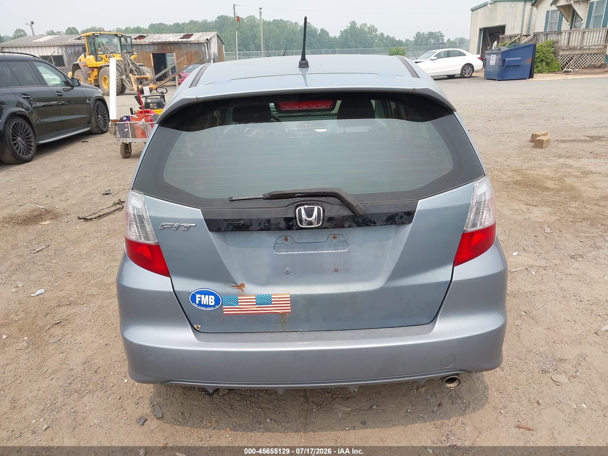 2011 Honda Fit Sport Light Blue vin: JHMGE8H57BC003430