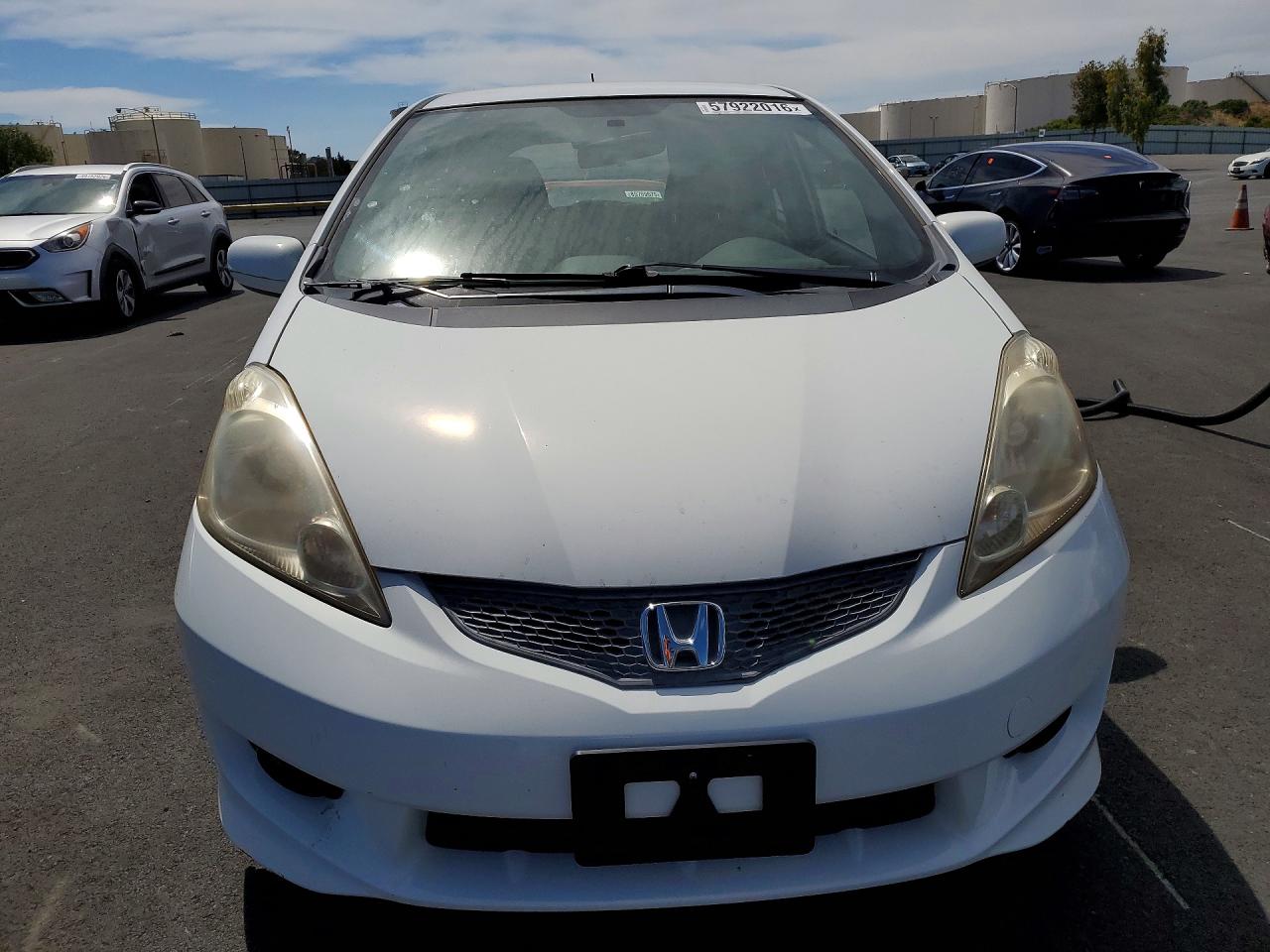 2011 Honda Fit Sport White vin: JHMGE8H57BC007901