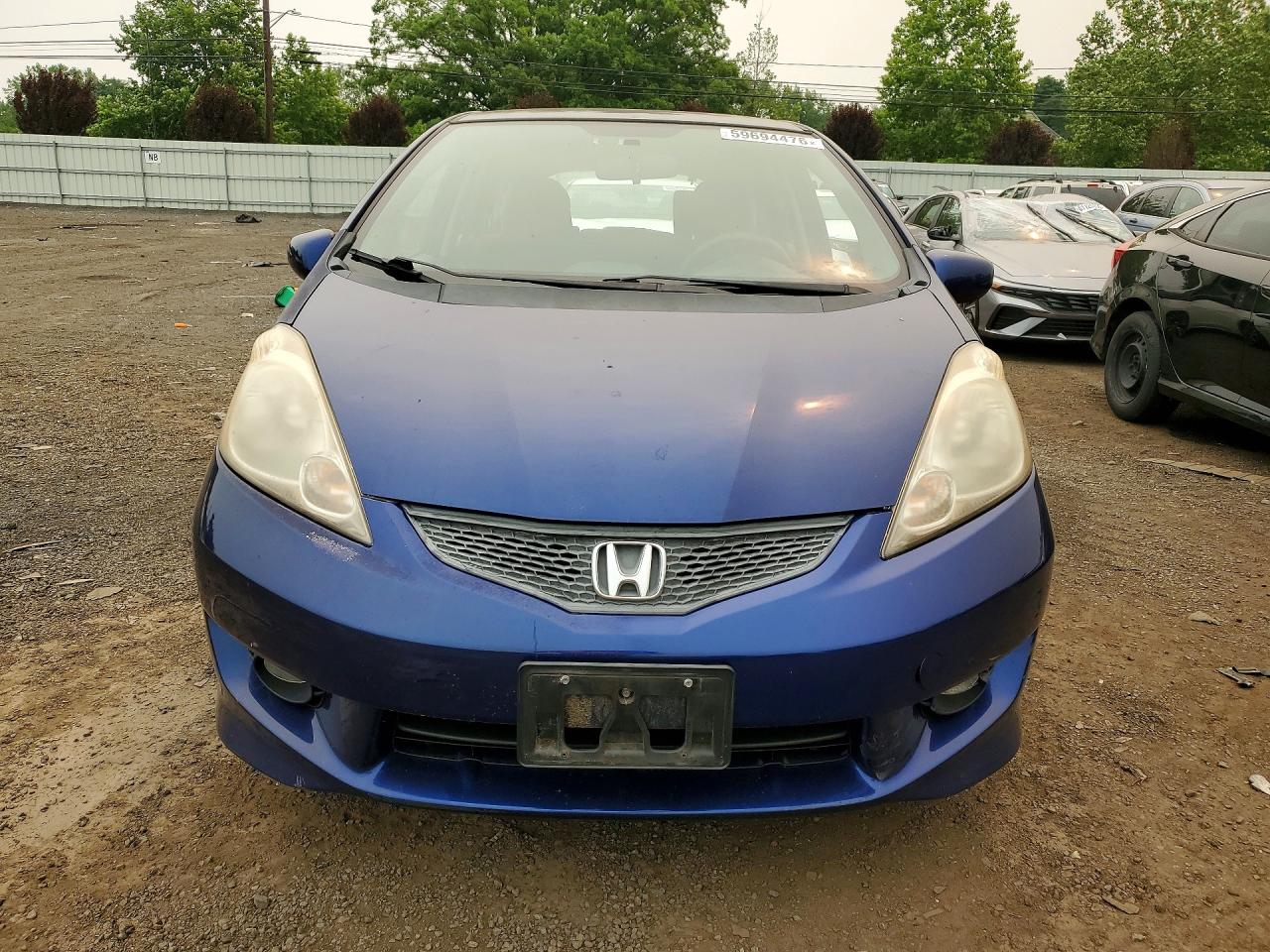 2011 Honda Fit Sport Blue vin: JHMGE8H57BC008823