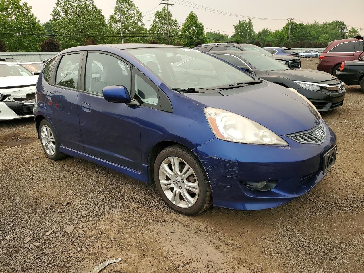 2011 Honda Fit Sport Blue vin: JHMGE8H57BC008823