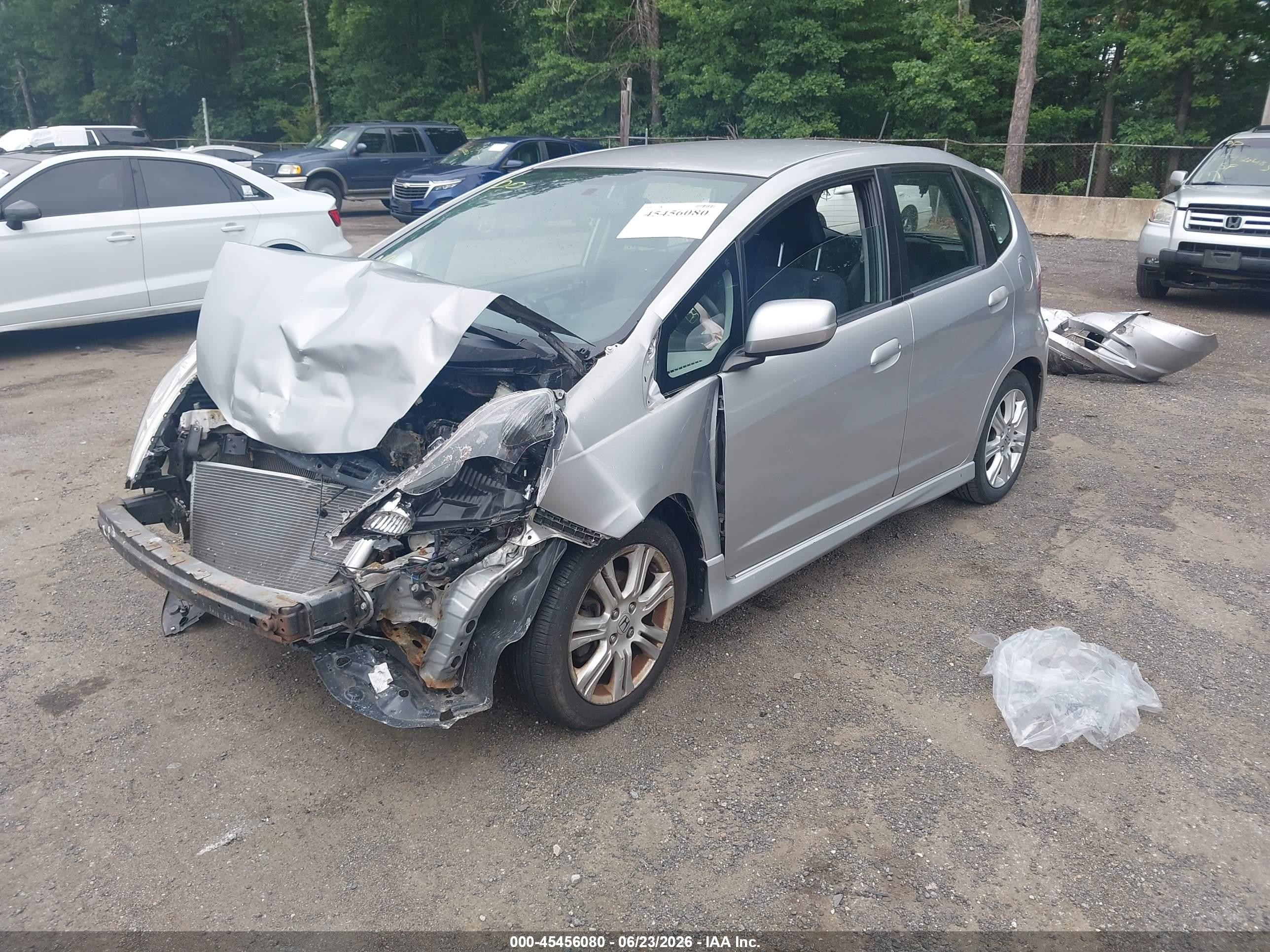2011 Honda Fit Sport Silver vin: JHMGE8H57BC014167
