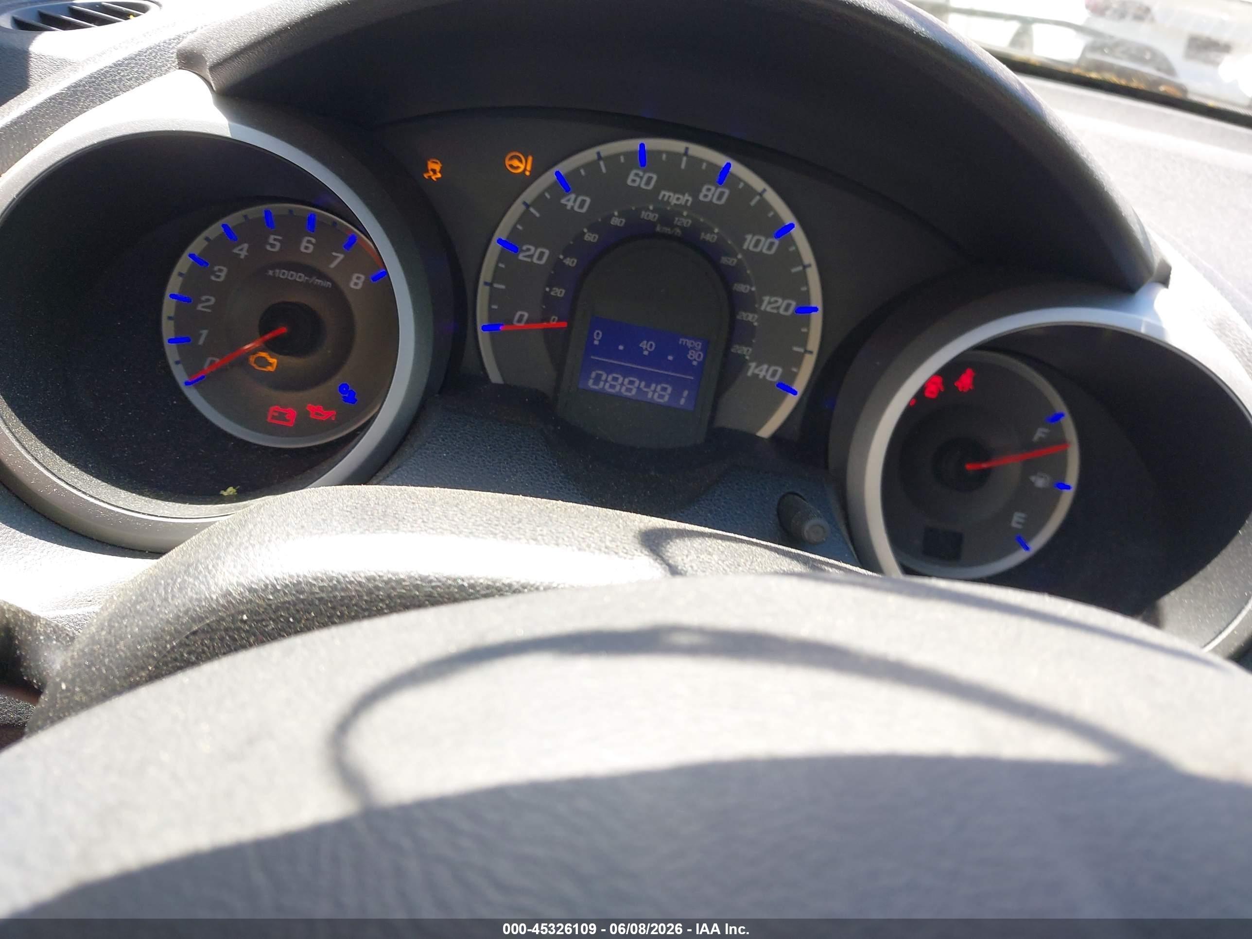 2011 Honda Fit Sport Красный vin: JHMGE8H57BC017831