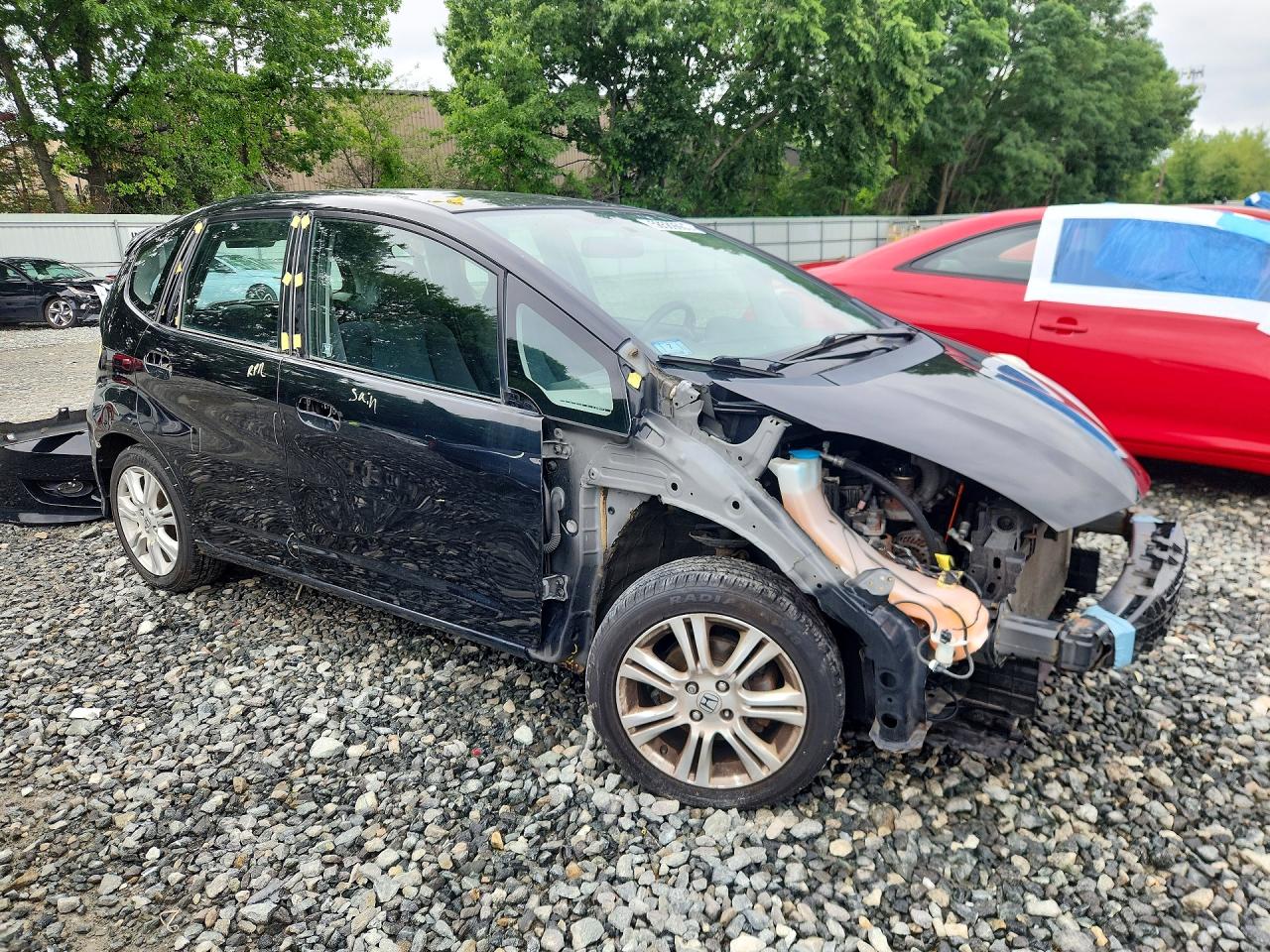 2011 Honda Fit Sport Black vin: JHMGE8H57BC026528