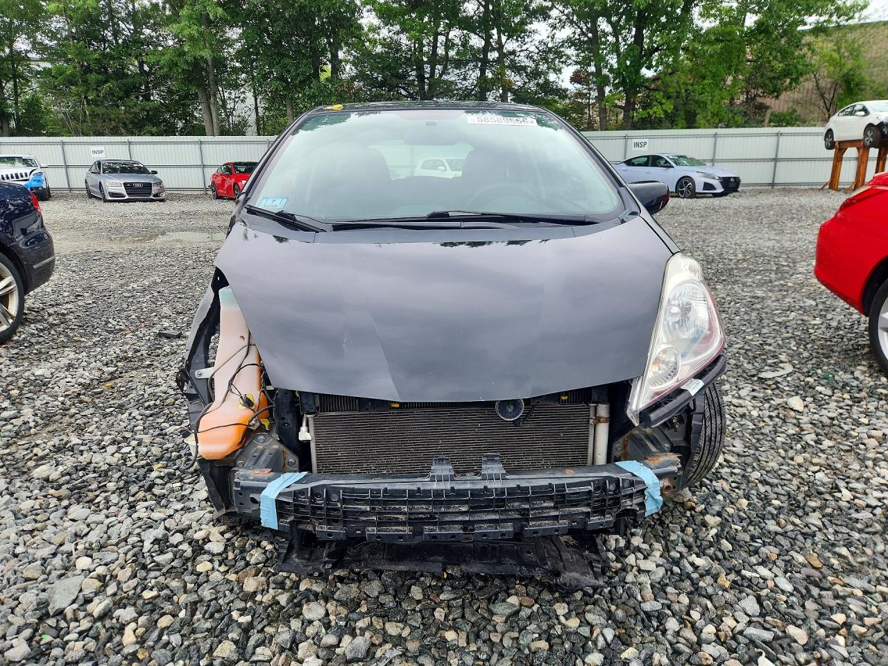 2011 Honda Fit Sport Black vin: JHMGE8H57BC026528