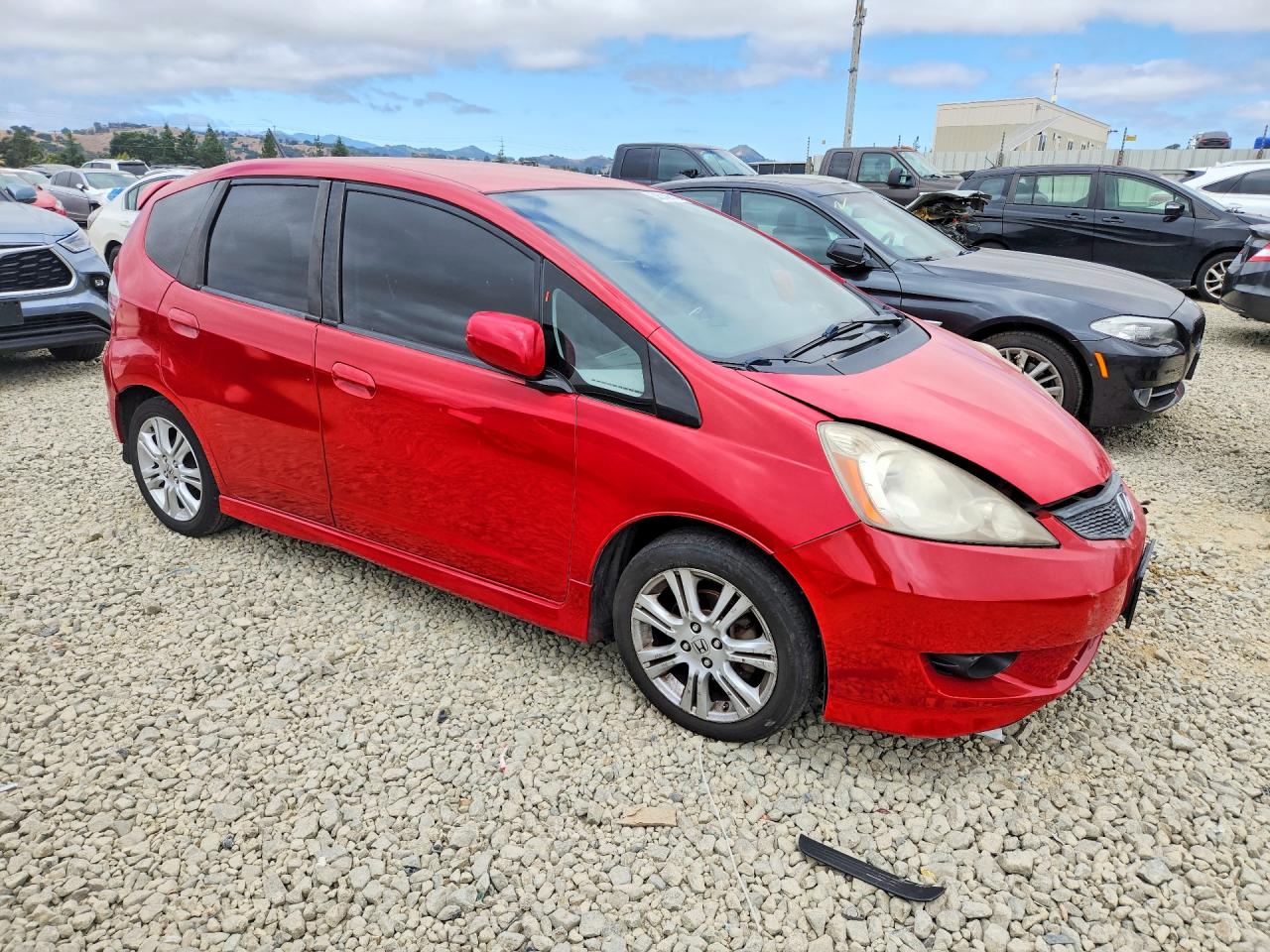 2011 Honda Fit Sport Red vin: JHMGE8H57BS011405