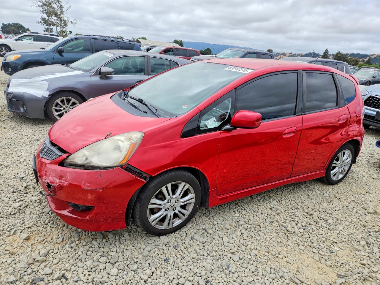 2011 Honda Fit Sport Red vin: JHMGE8H57BS011405