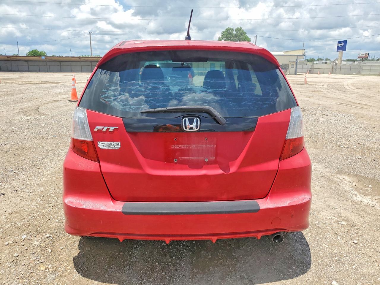 2012 Honda Fit Sport Red vin: JHMGE8H57CC004501