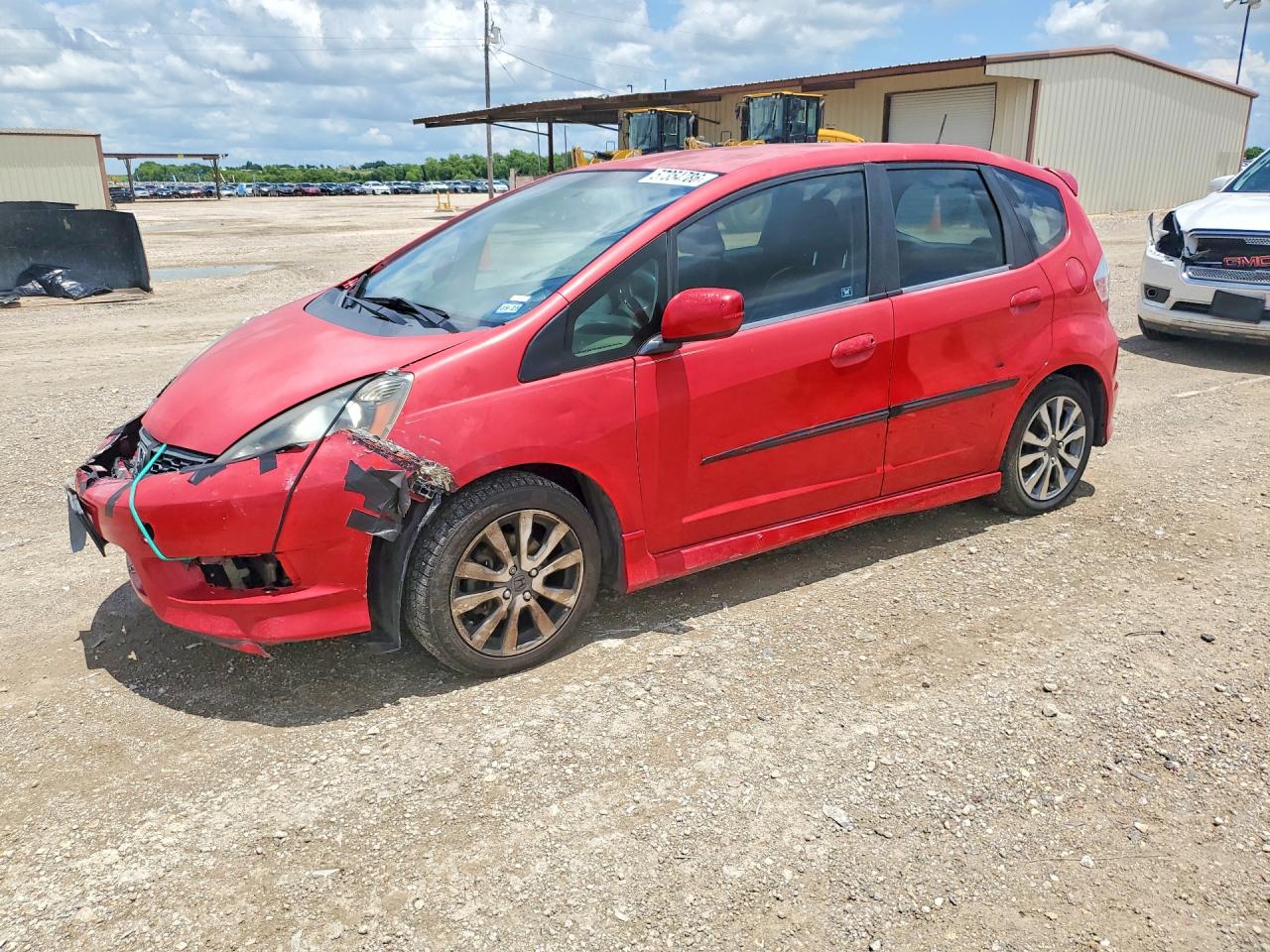 2012 Honda Fit Sport Red vin: JHMGE8H57CC004501